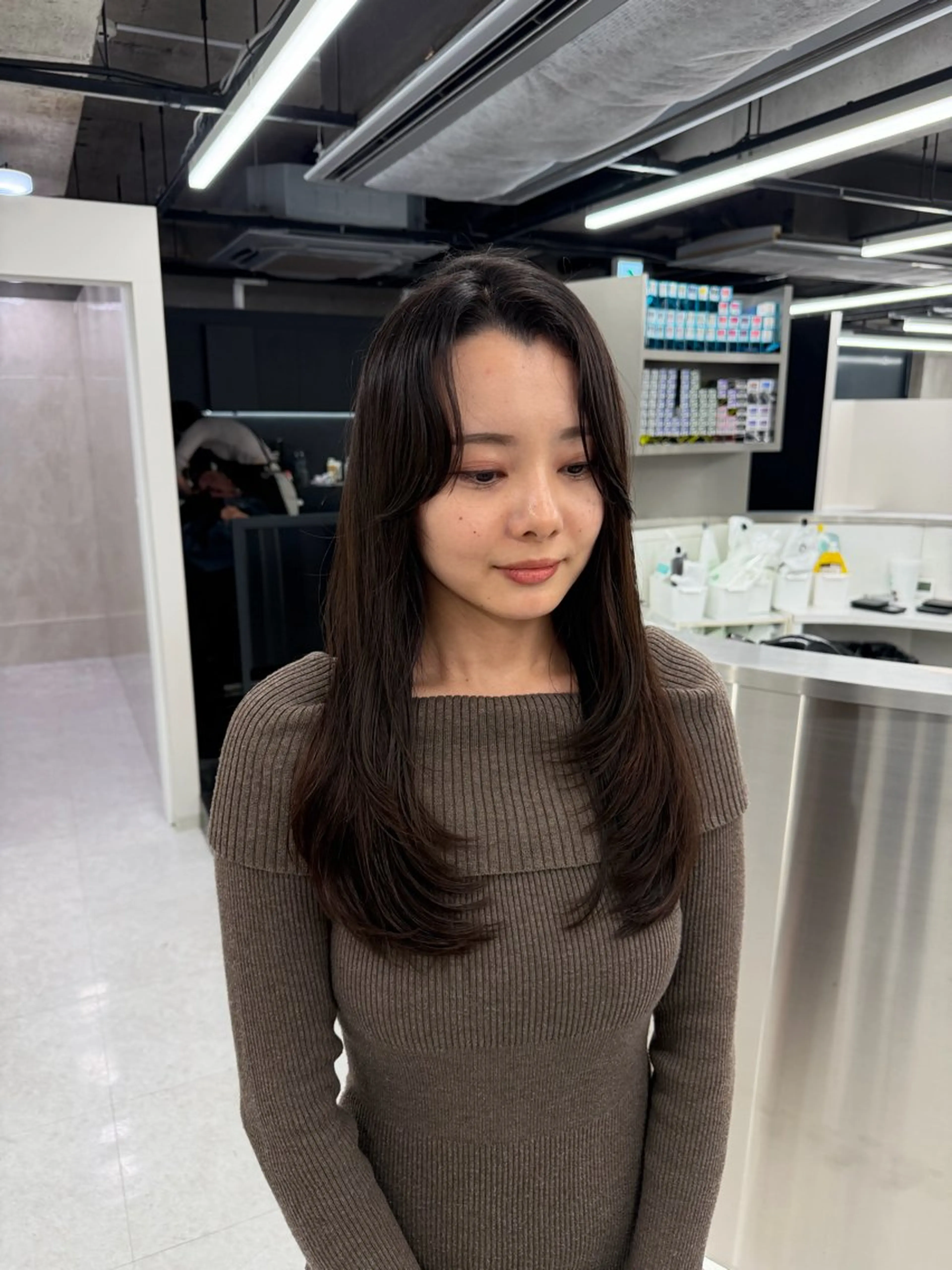 ロング エクステ×レイヤー 黎也のヘアスタイル