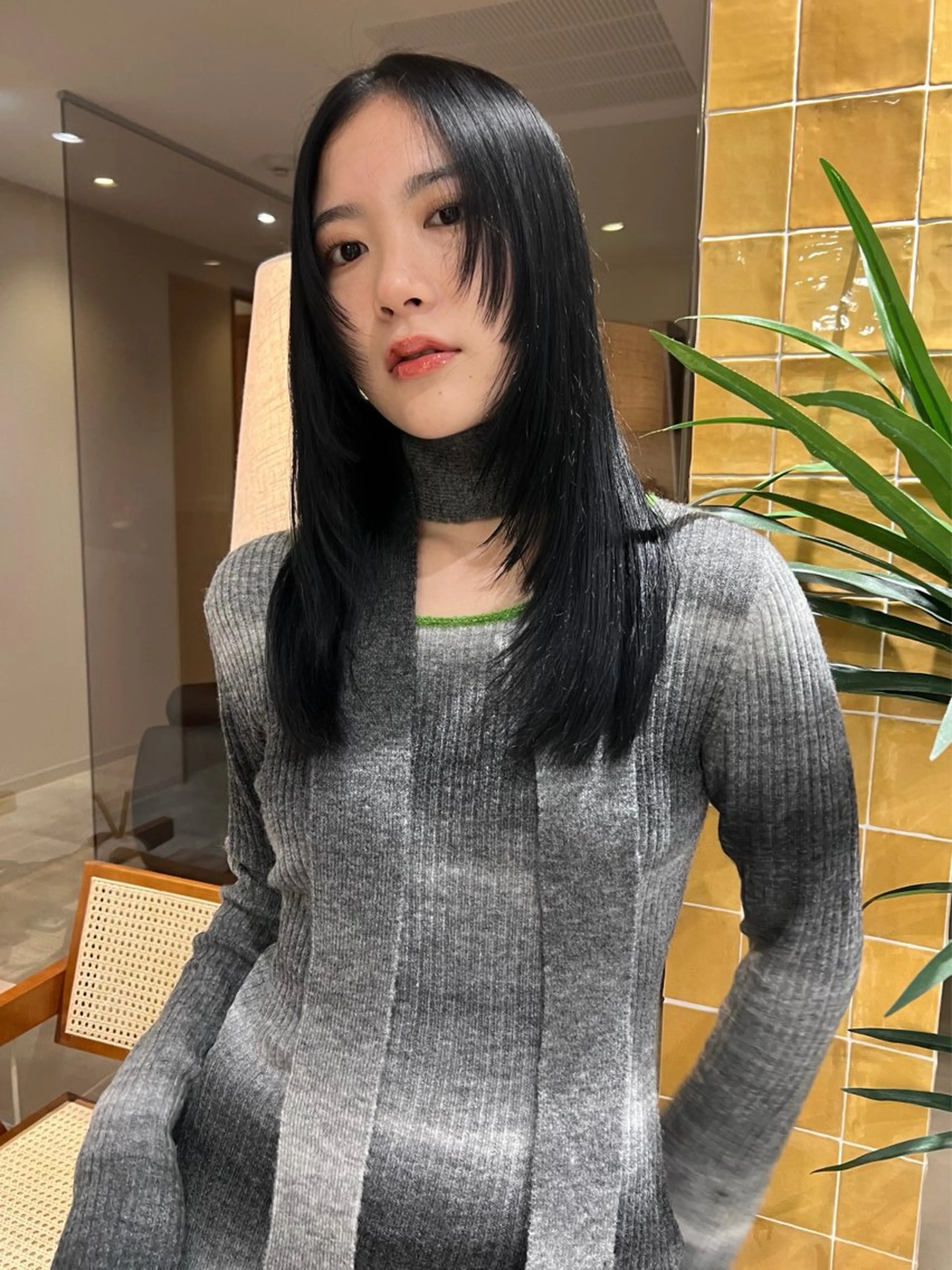 💫最高級トリートメント💫ケアカラー+超音波プレミアム髪質改善トリートメントの写真