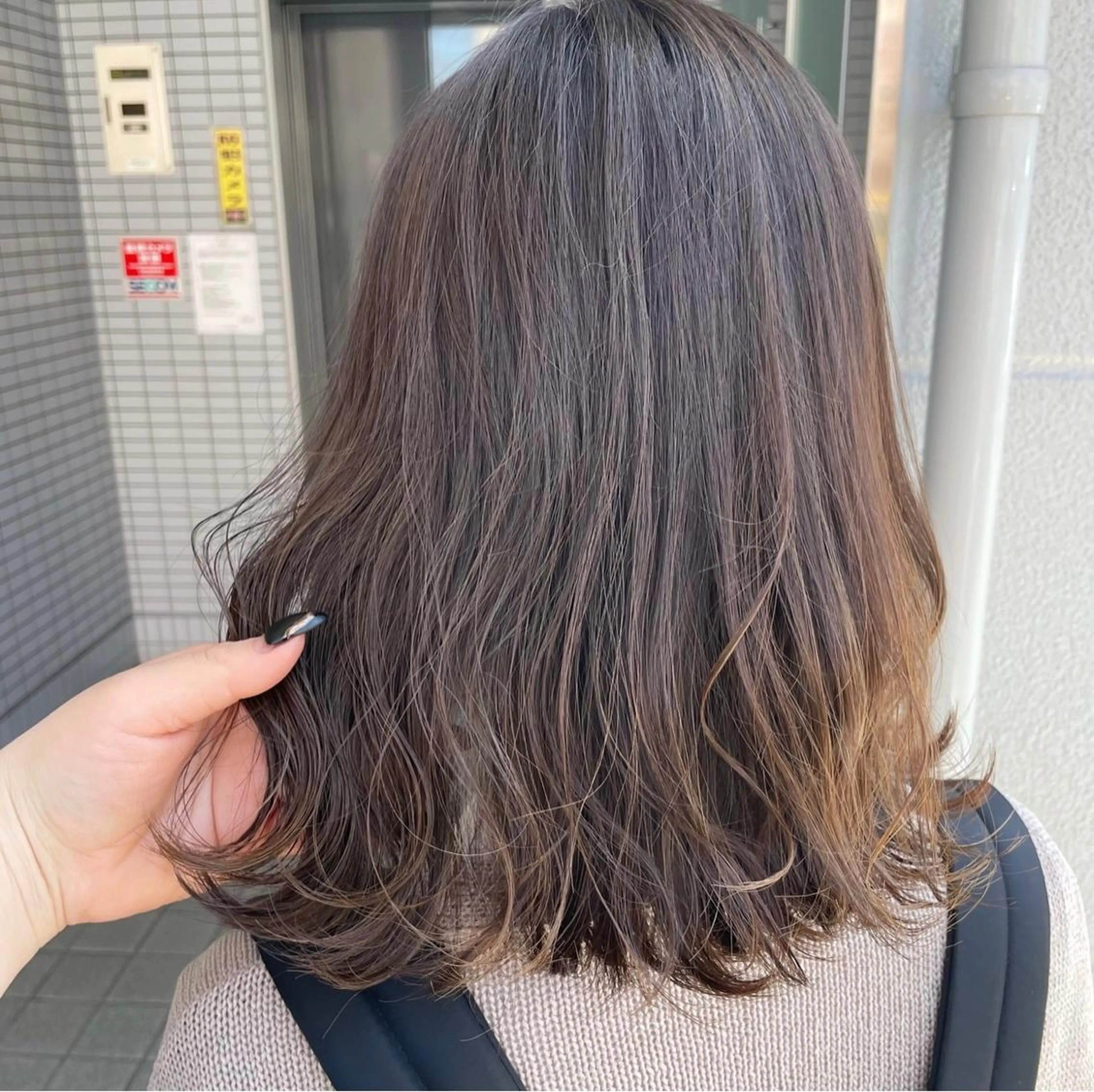 ミディアム カラー カット ヘアカラー piLLon/ RYUKAのヘアスタイル