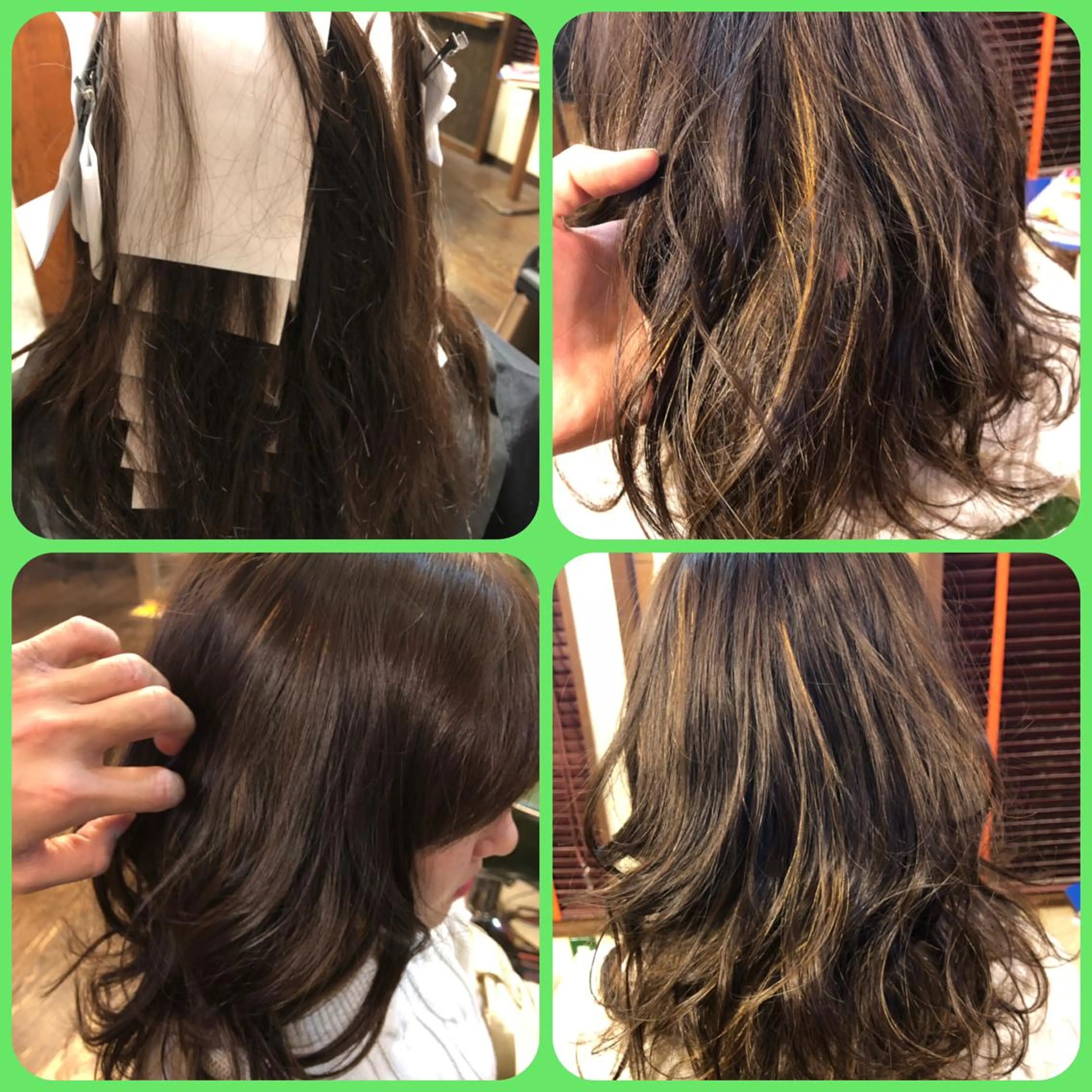 カラー ブリーチ ケアブリーチ ハイライトカラー 長谷川 薫のヘアスタイル