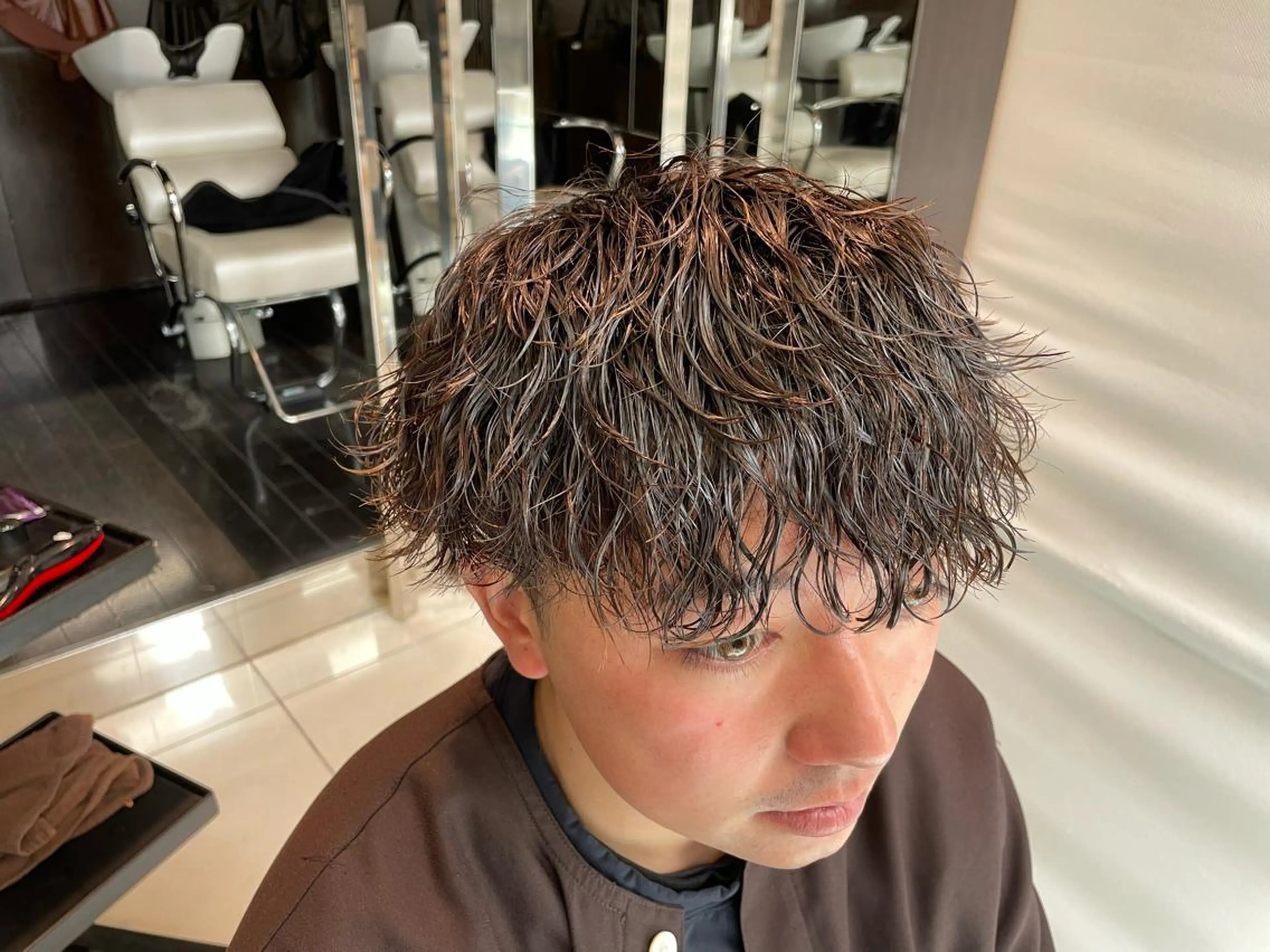 ショート 中島 稔/稲毛メンズパーマのヘアスタイル