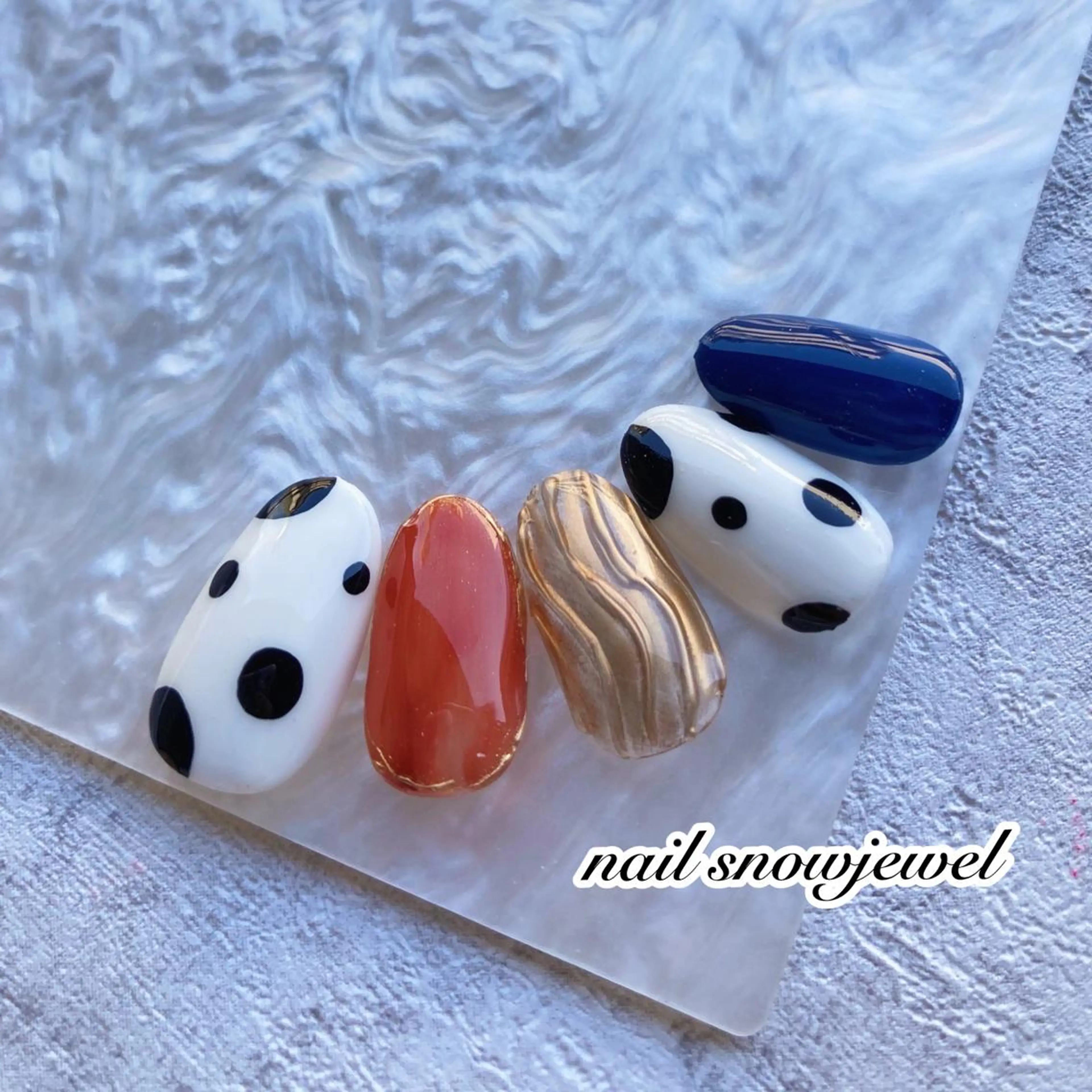 ネイル ハンドネイル nail snowjewelのネイルデザイン