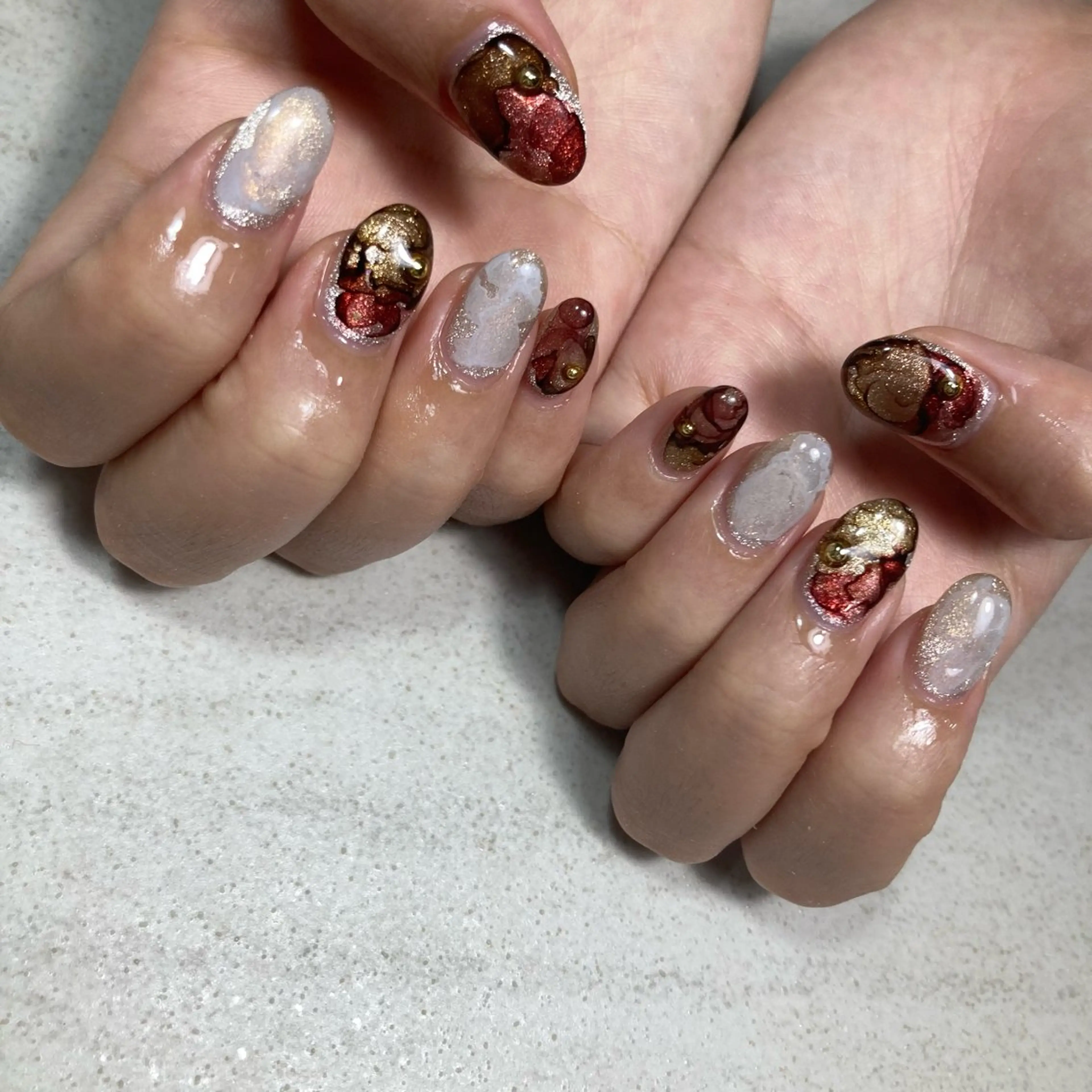 ネイル ハンドネイル sary nailのネイルデザイン