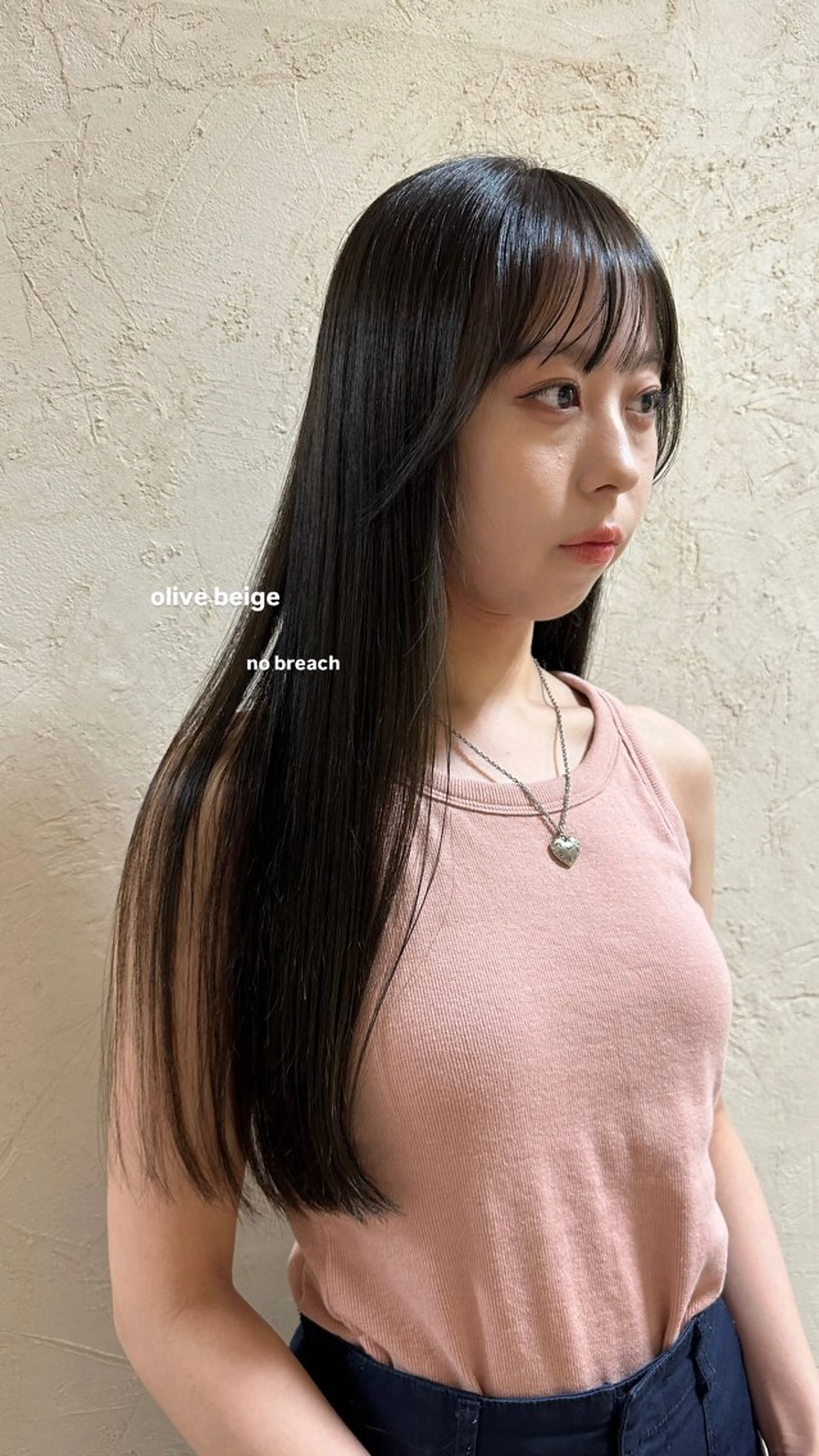 ロング カラー v-lab studio所属・韓国レイヤーカット/ 艶カラー/ noaのヘアスタイル