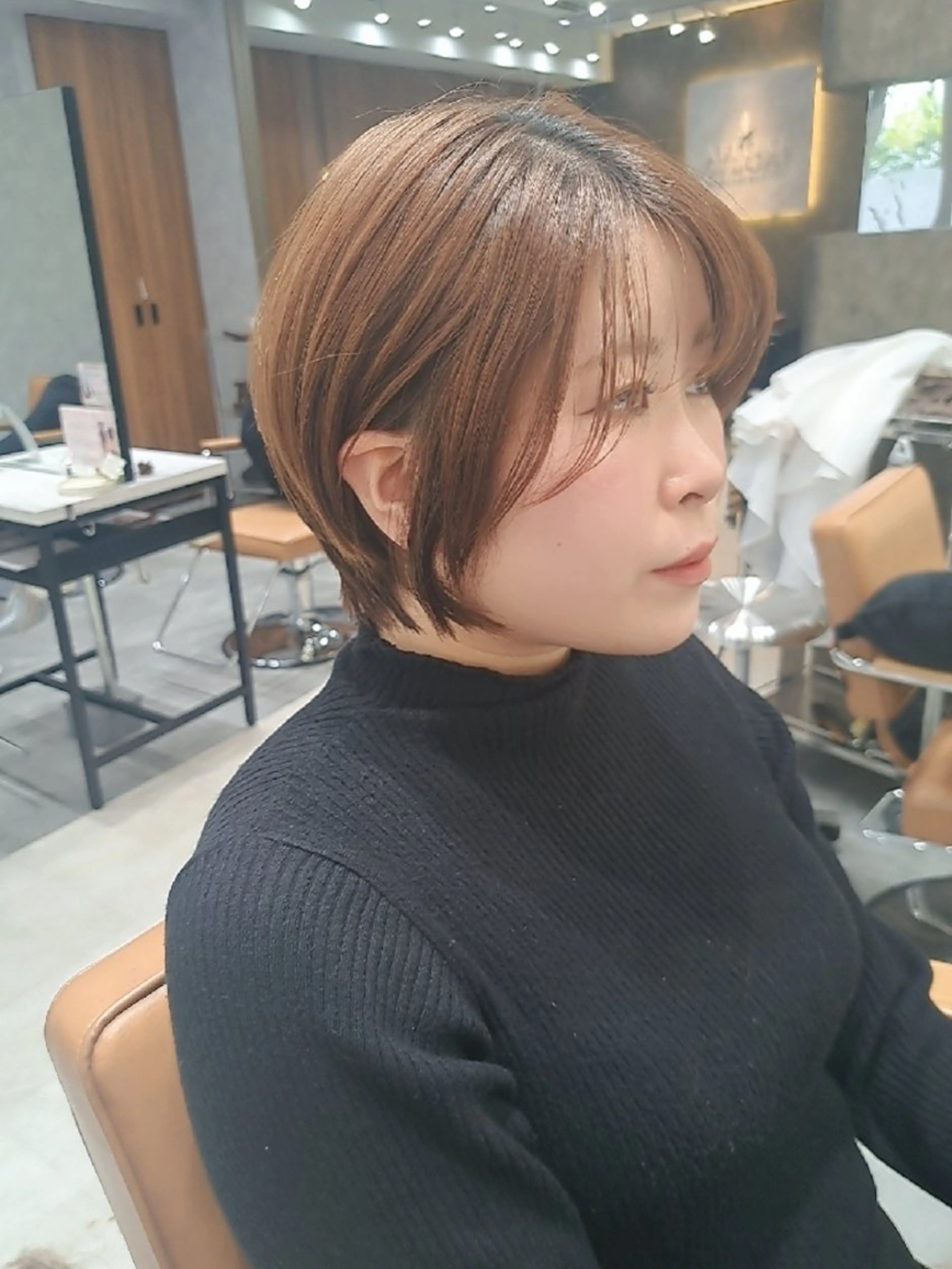 ショート ショートボブ ボブ ショートヘア カット 関口 知佳のヘアスタイル