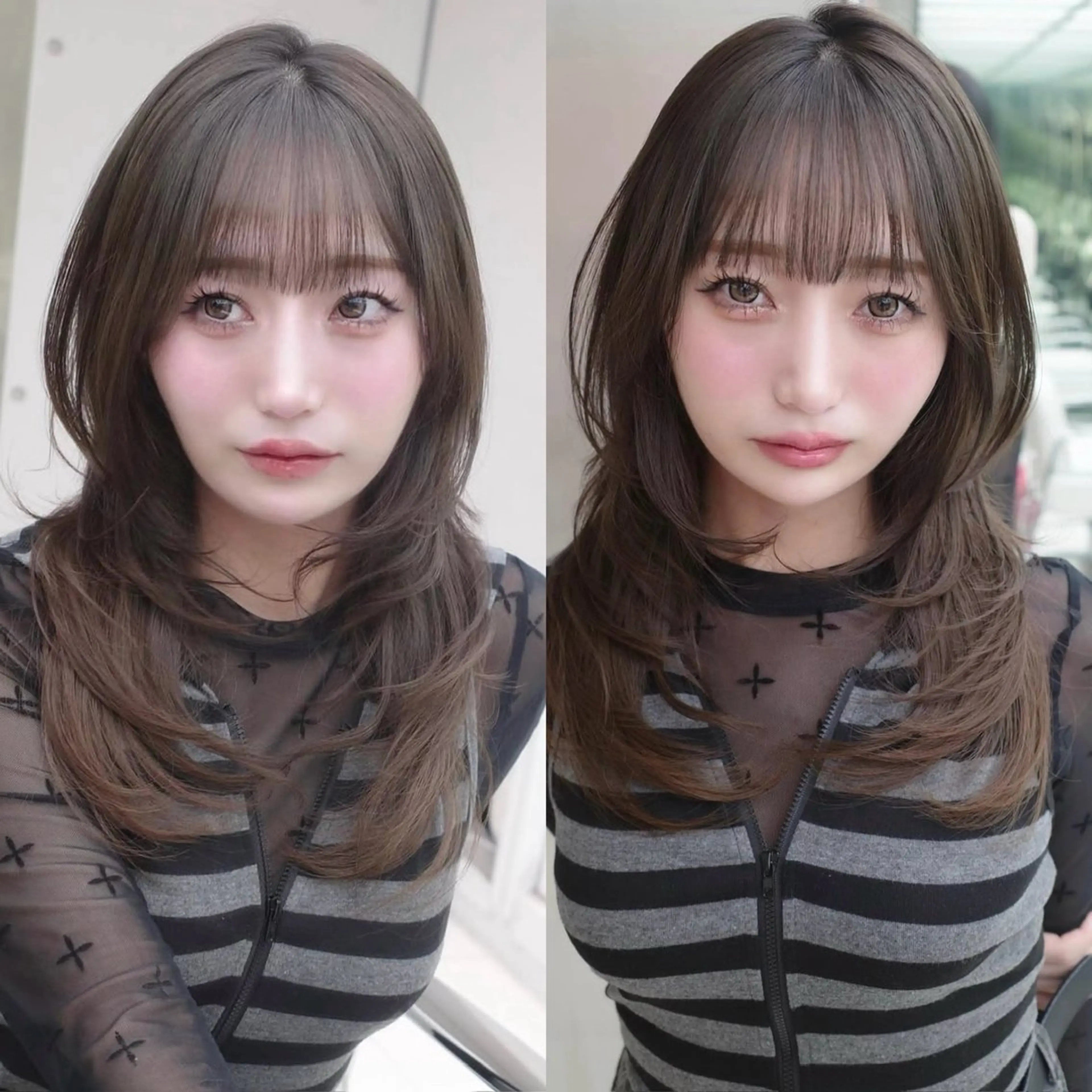 【💕盛れる韓国ヘア💕】ハイレイヤー＋赤み消しカラー¥7,700（通常¥11,000）の写真
