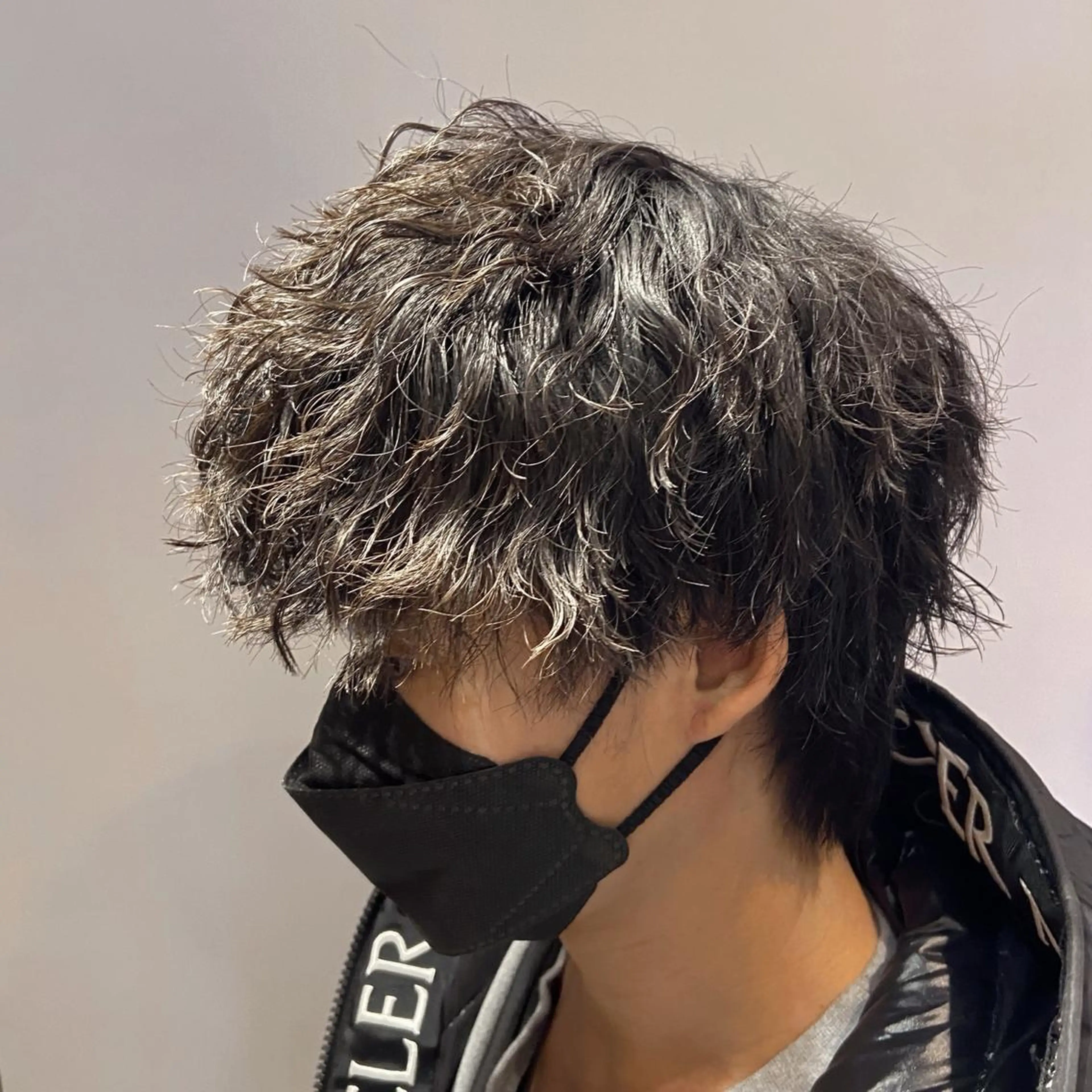 パーマ メンズ メンズパーマ 波巻きパーマ メンズ縮毛矯正 ♠️店長下平隼人のヘアスタイル