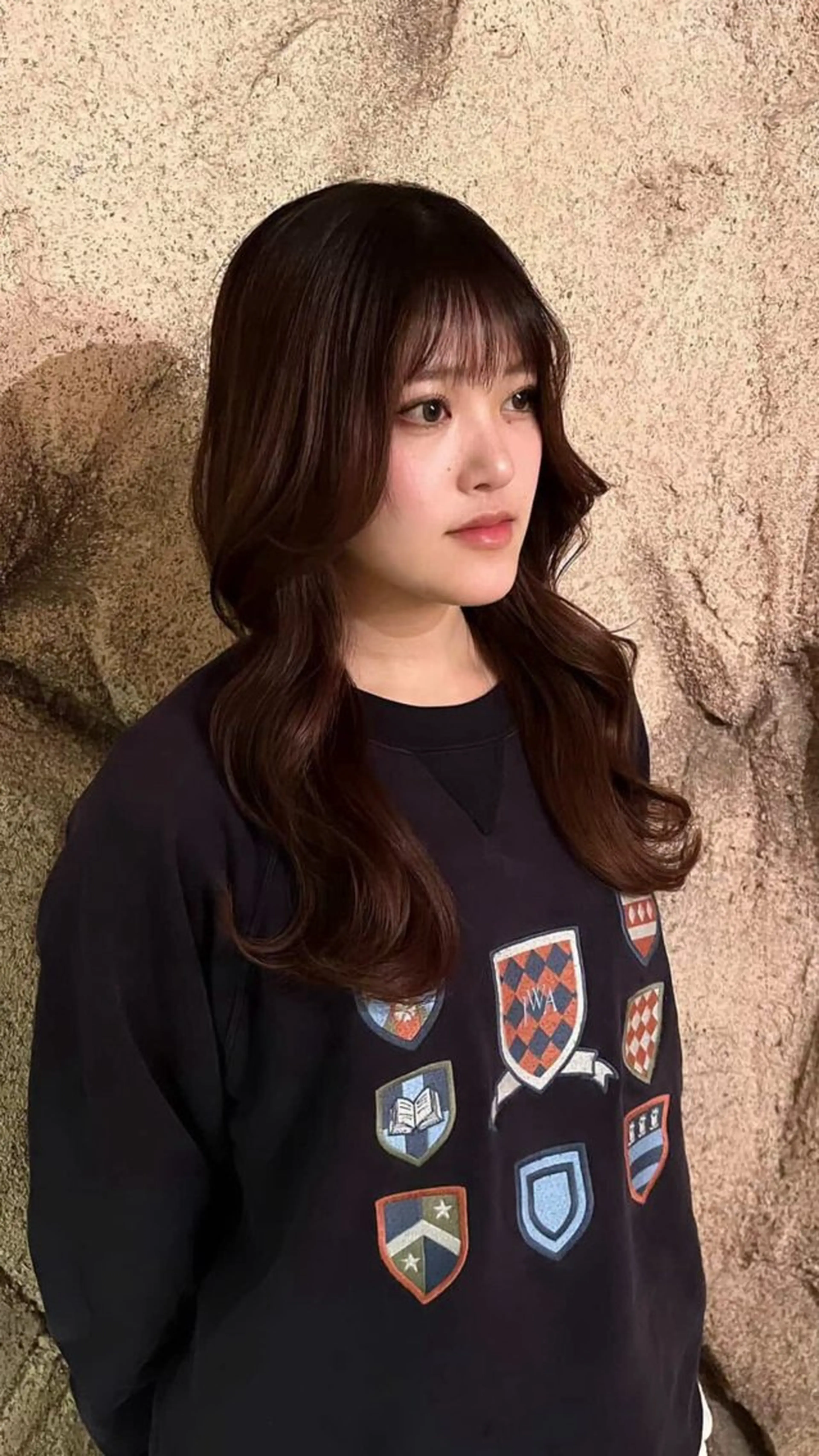 ロング レイヤーカット/ 艶カラー/YUKAのヘアスタイル