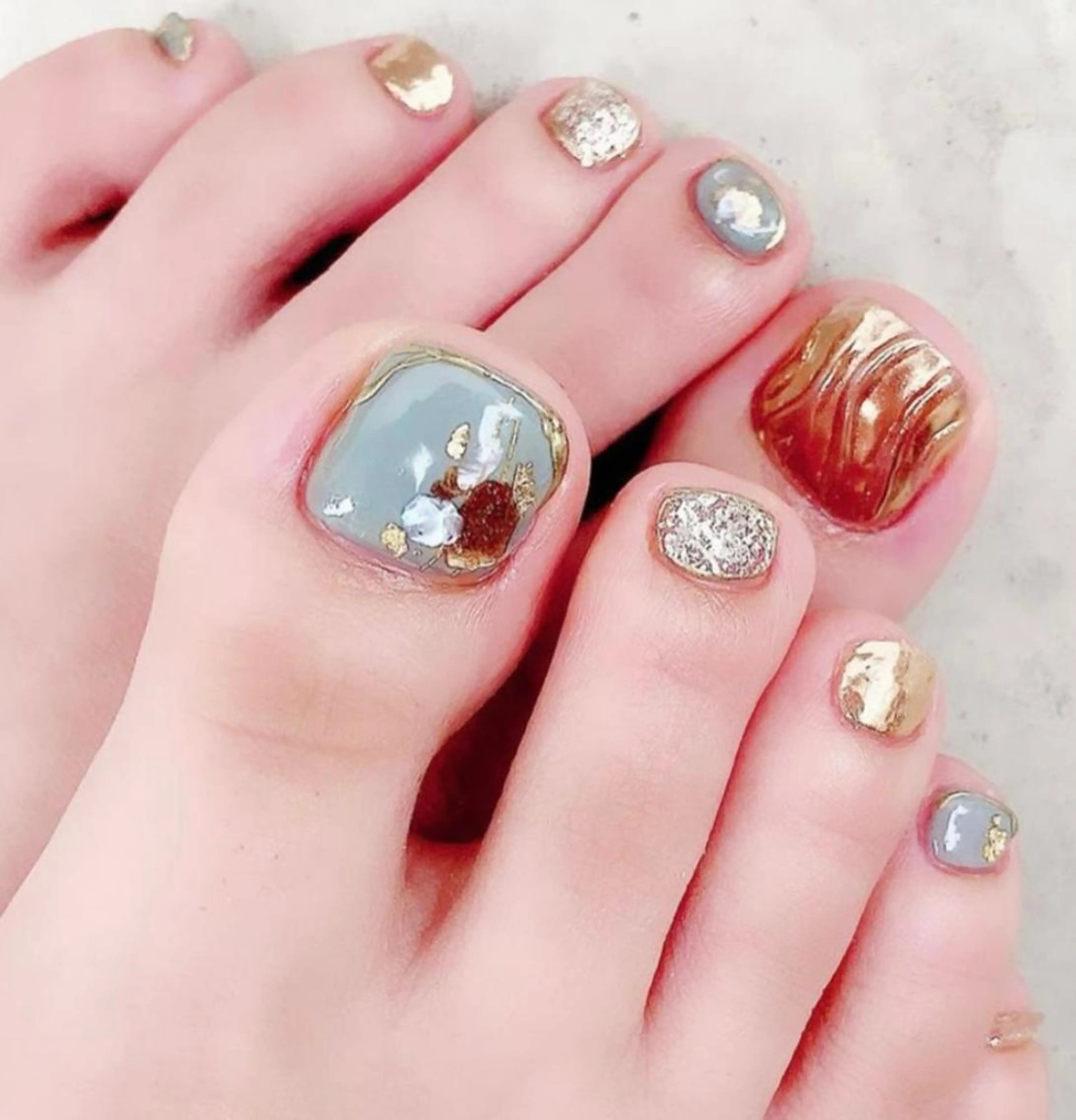 ネイル フットネイル Maggie Nail🦩のネイルデザイン