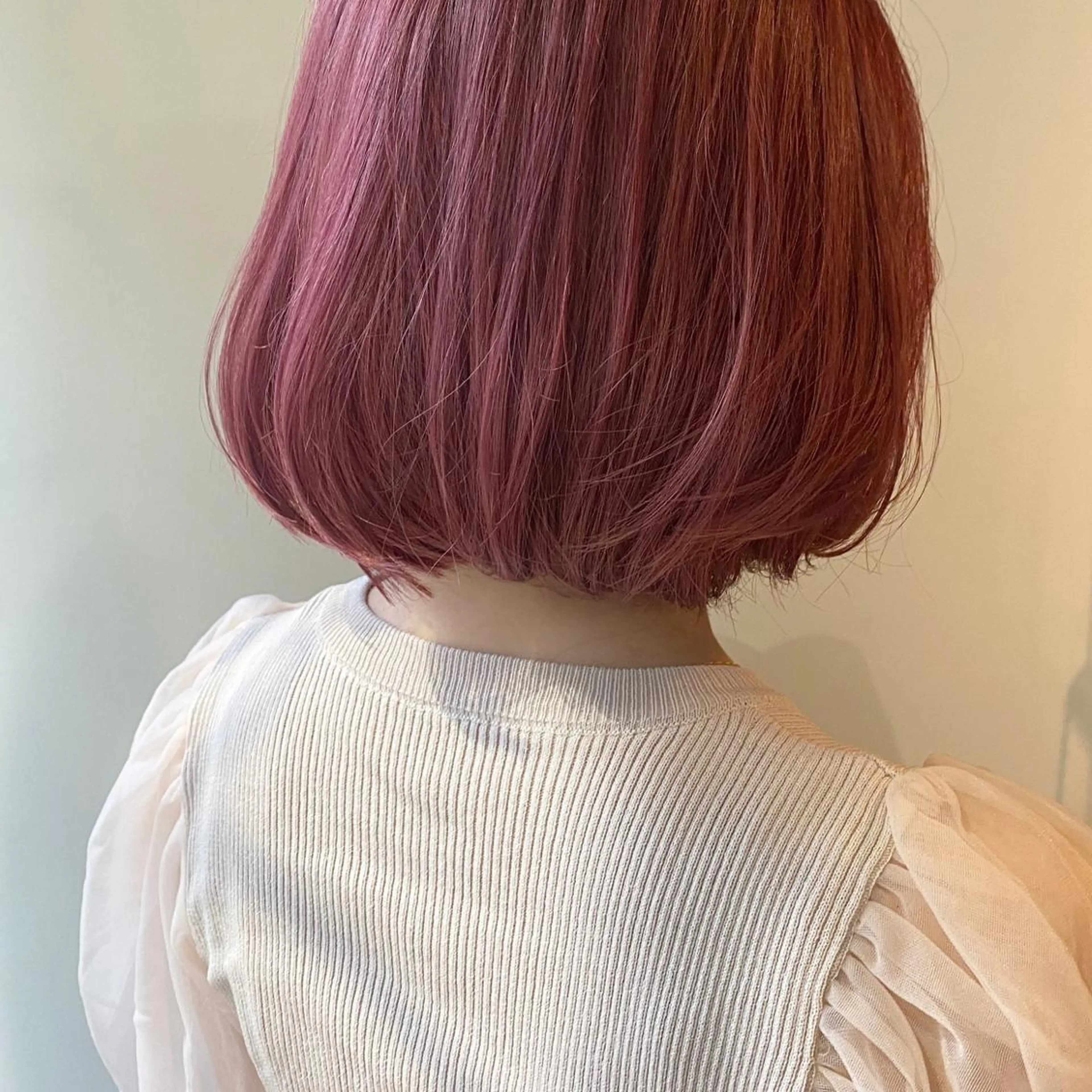ショート カラー ヘアアレンジ ピンクカラー 撮影モデル募集 🦋soemikaのヘアスタイル