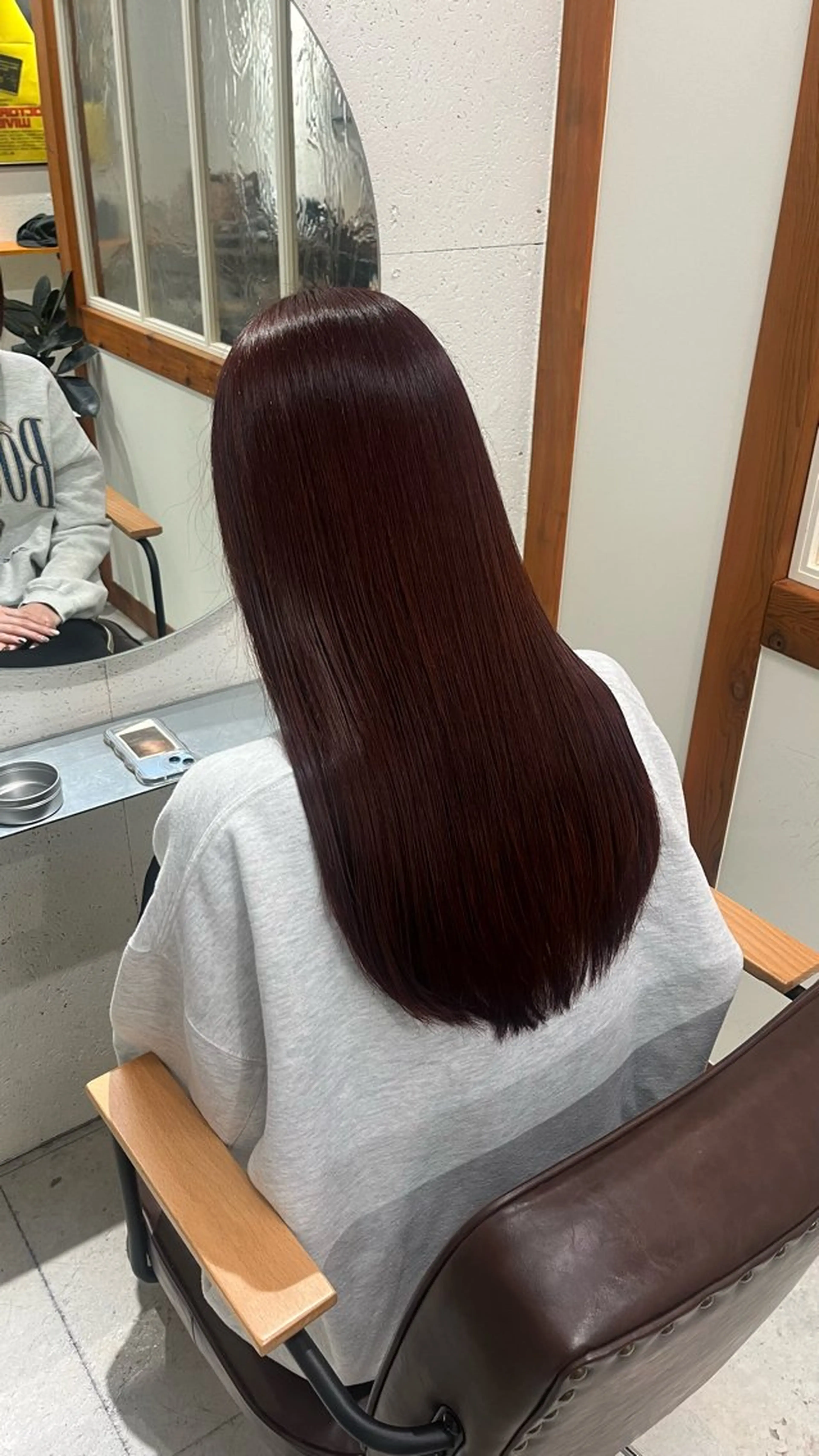 ロング カラー ヘアアレンジ 北川 茉奈のヘアスタイル