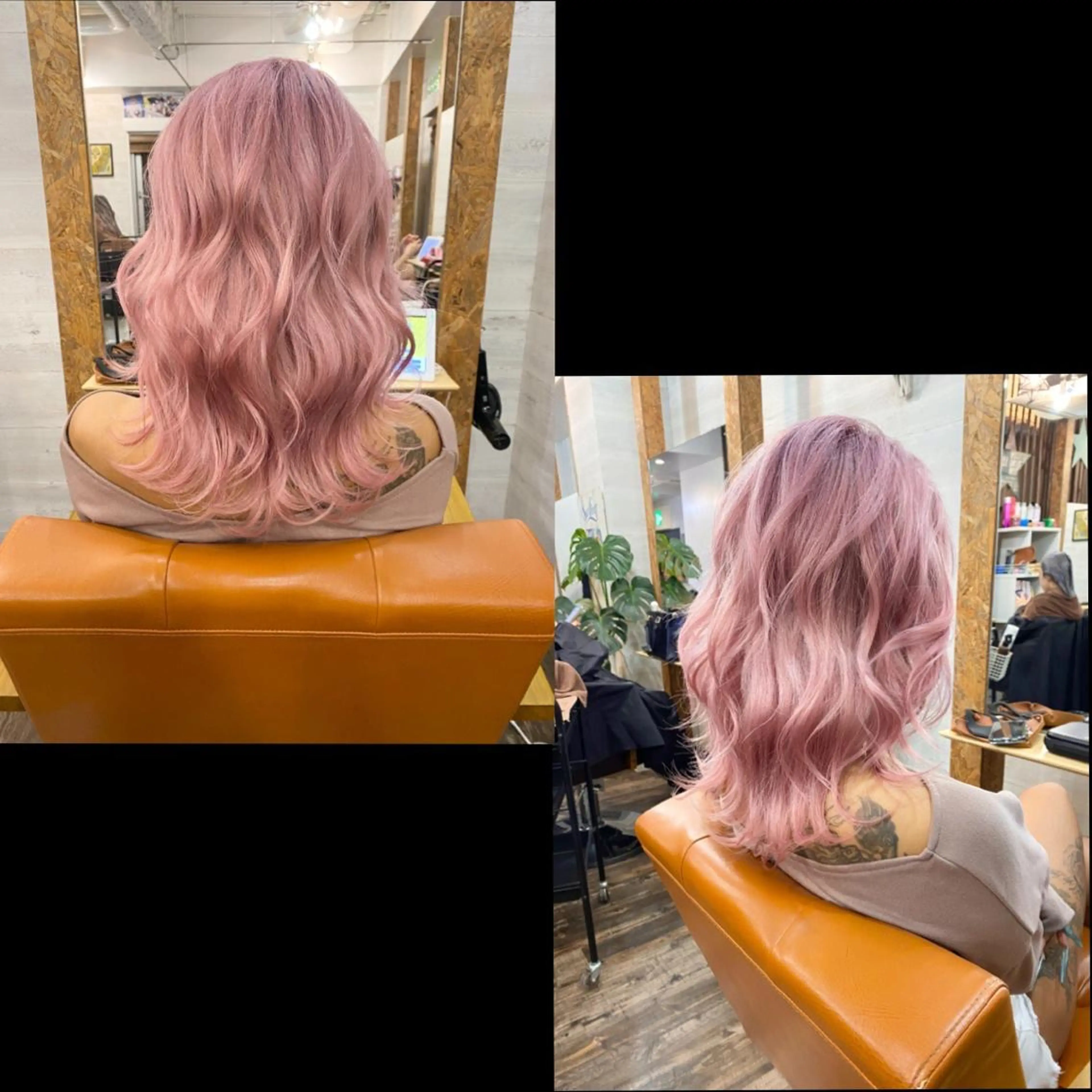 ミディアム カラー ヘアカラー ✯カラー&編み込み エクステ✯池田智博✯のヘアスタイル