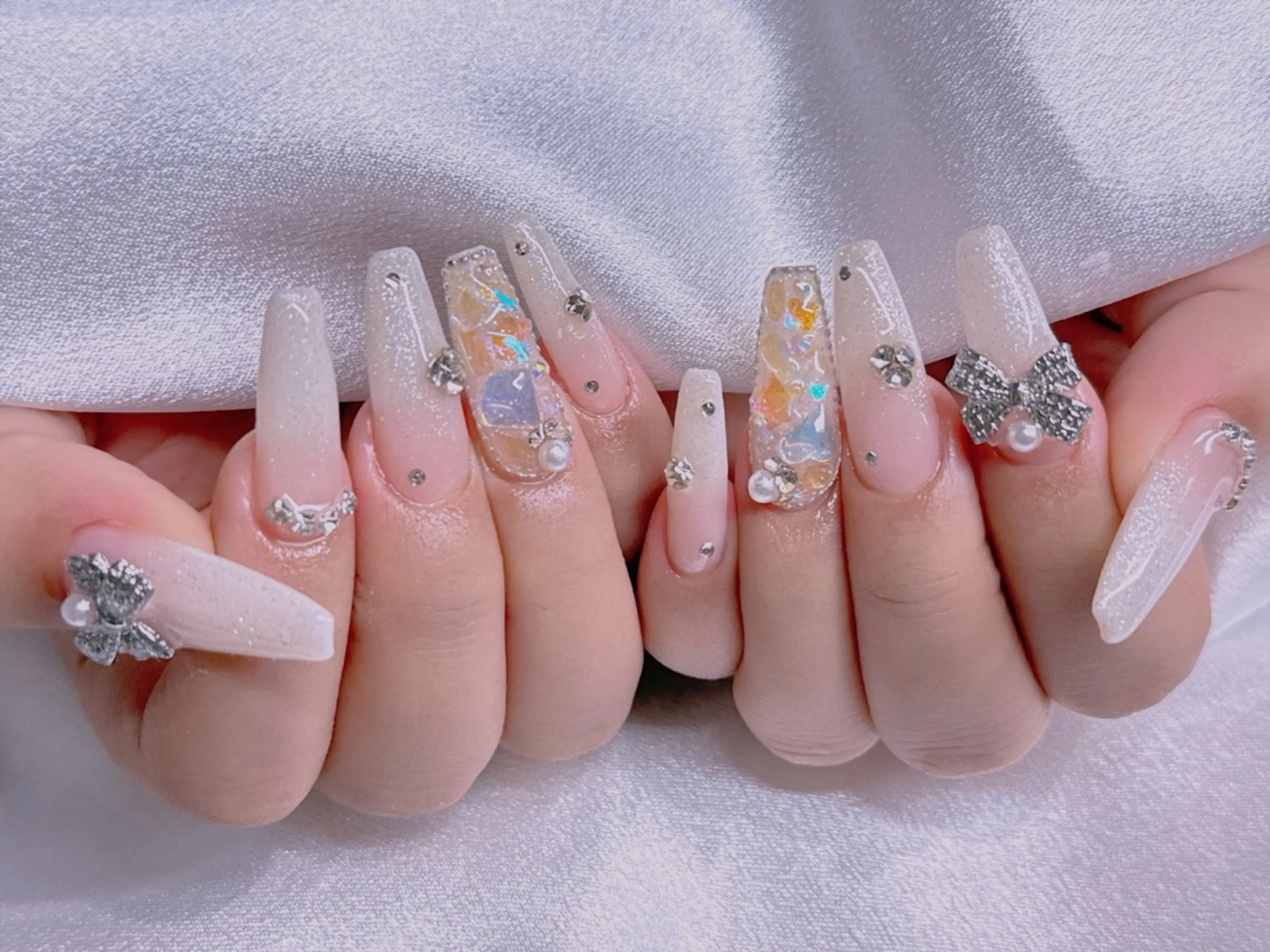 ネイル ハンドネイル 長さだし専門店 M2　rikaのネイルデザイン