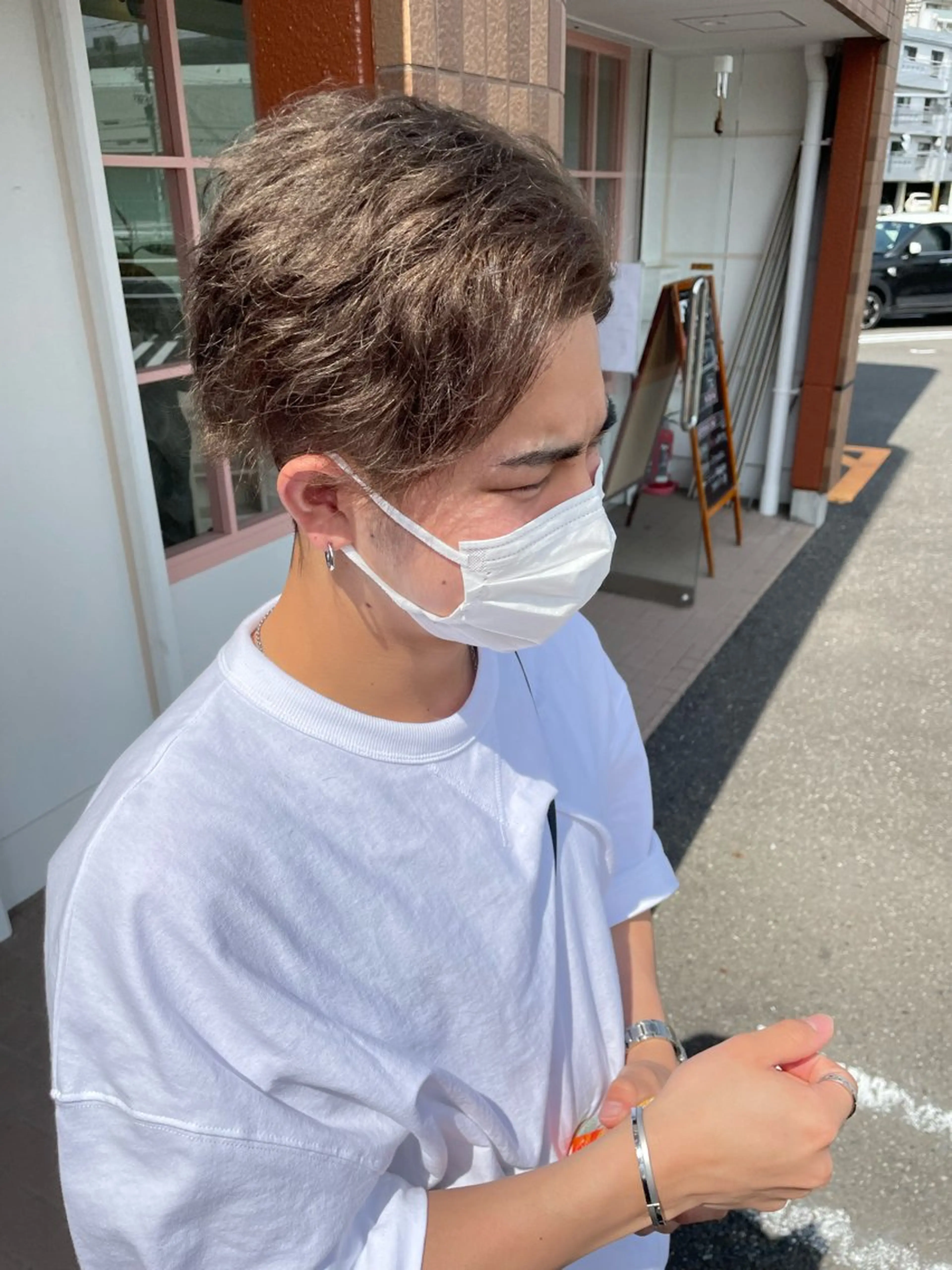 メンズ ヘアカラー KAZUKI/ 髪質改善のヘアスタイル