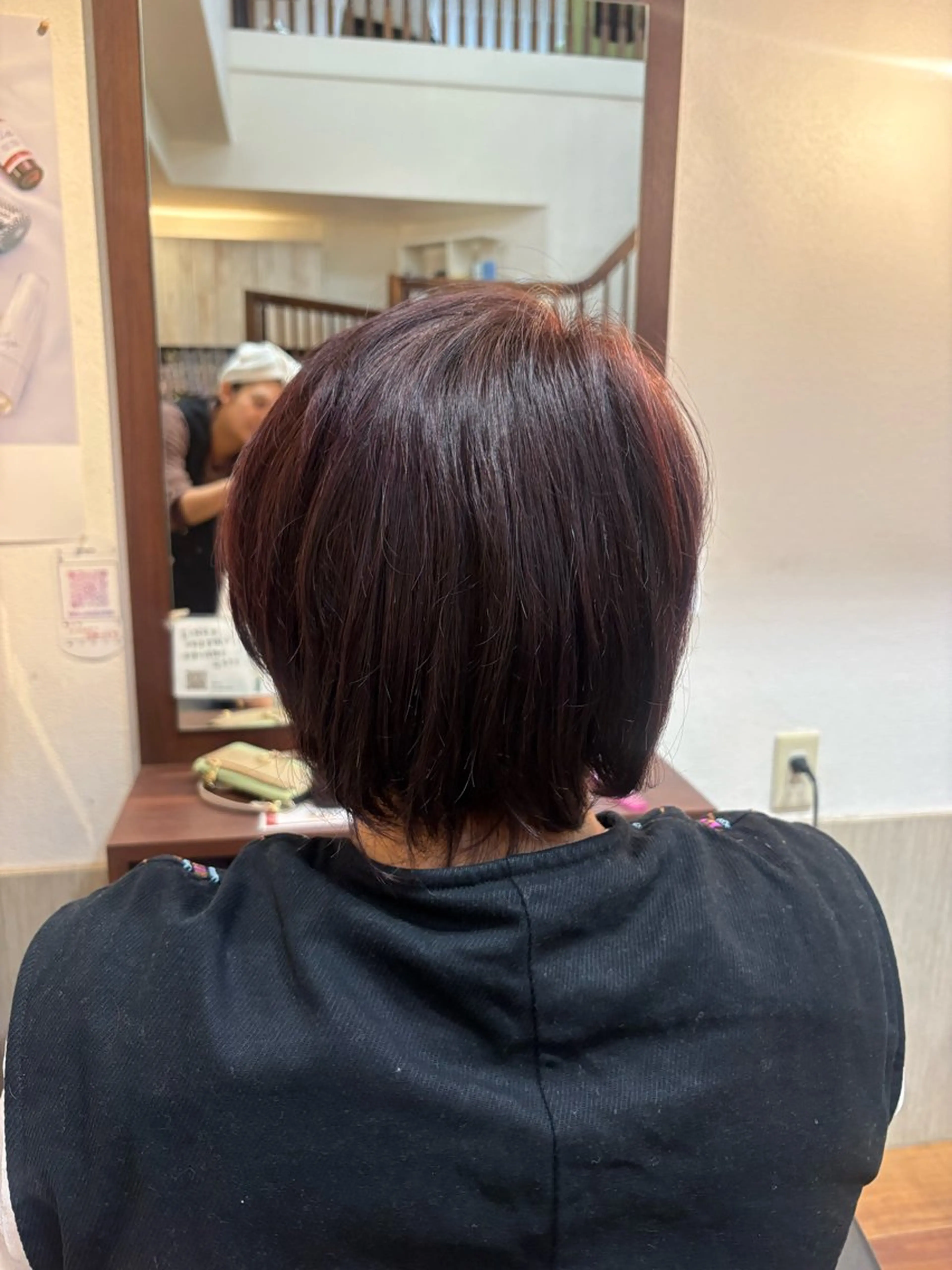 ロング 髪質改善カラー 縮毛矯正🤍辻桃加のヘアスタイル