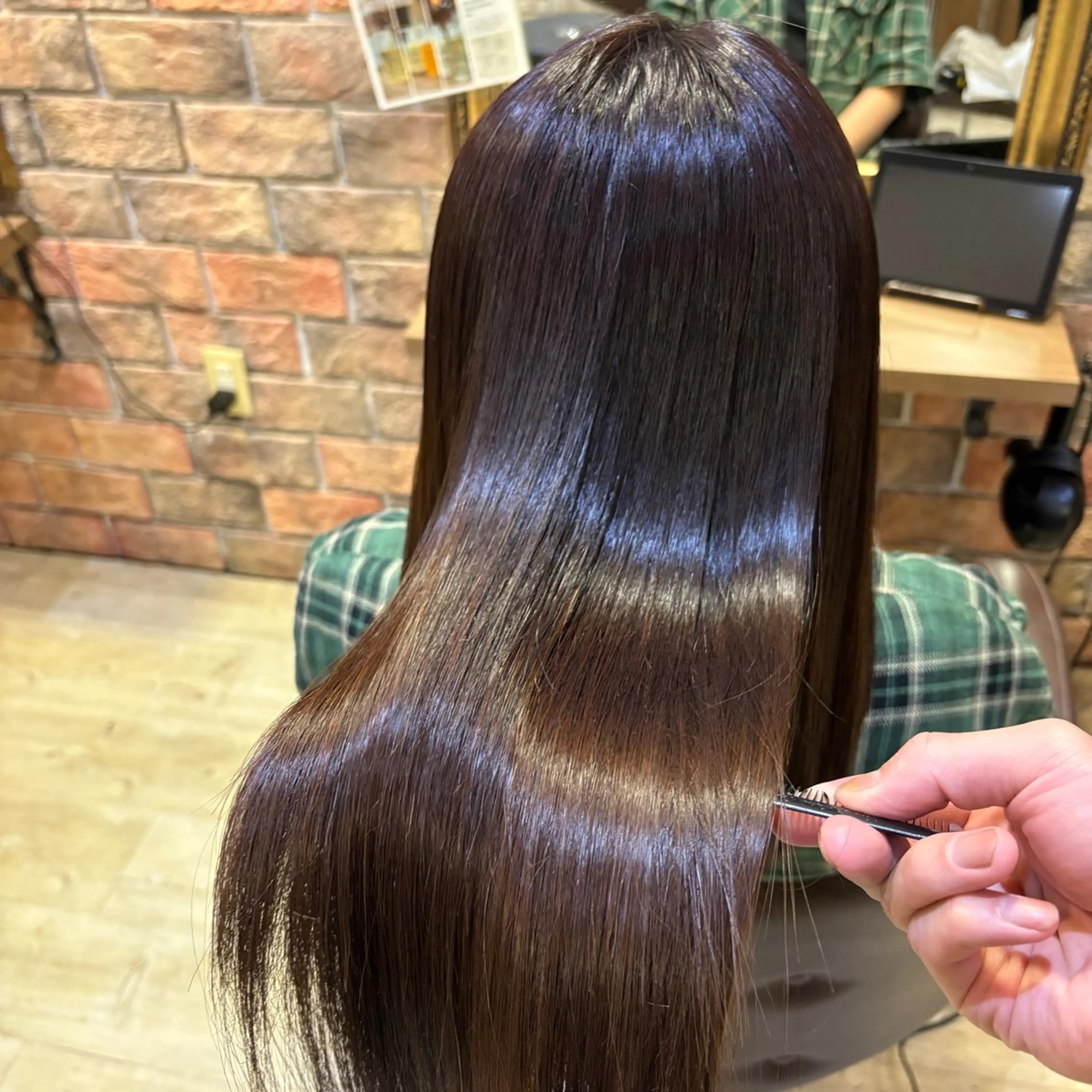 ロング カラー 髪質改善/縮毛矯正 💜COCORO💜のヘアスタイル