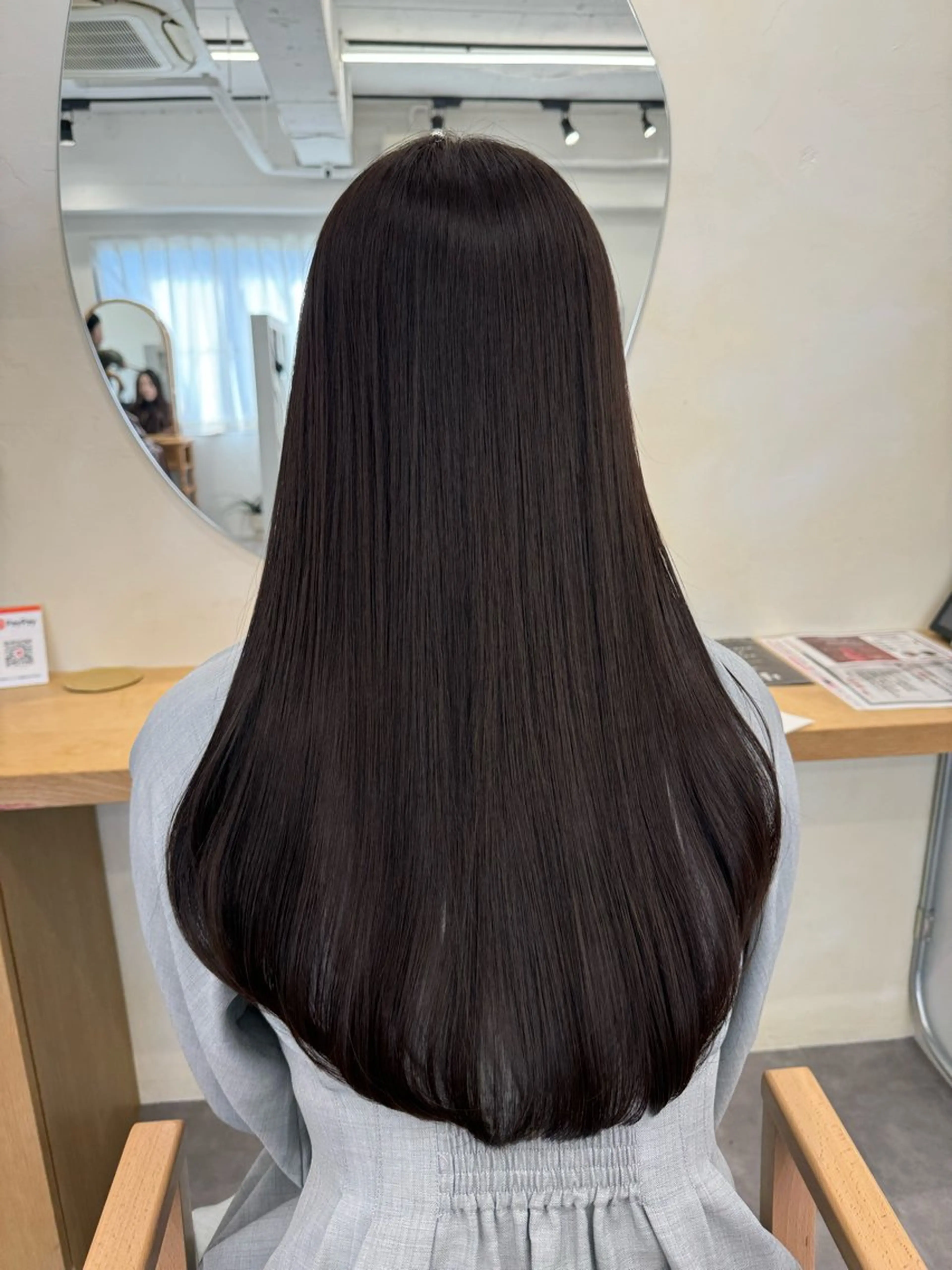 ロング カラー 髪質改善 hair works HELM所属・kato himariのヘアスタイル