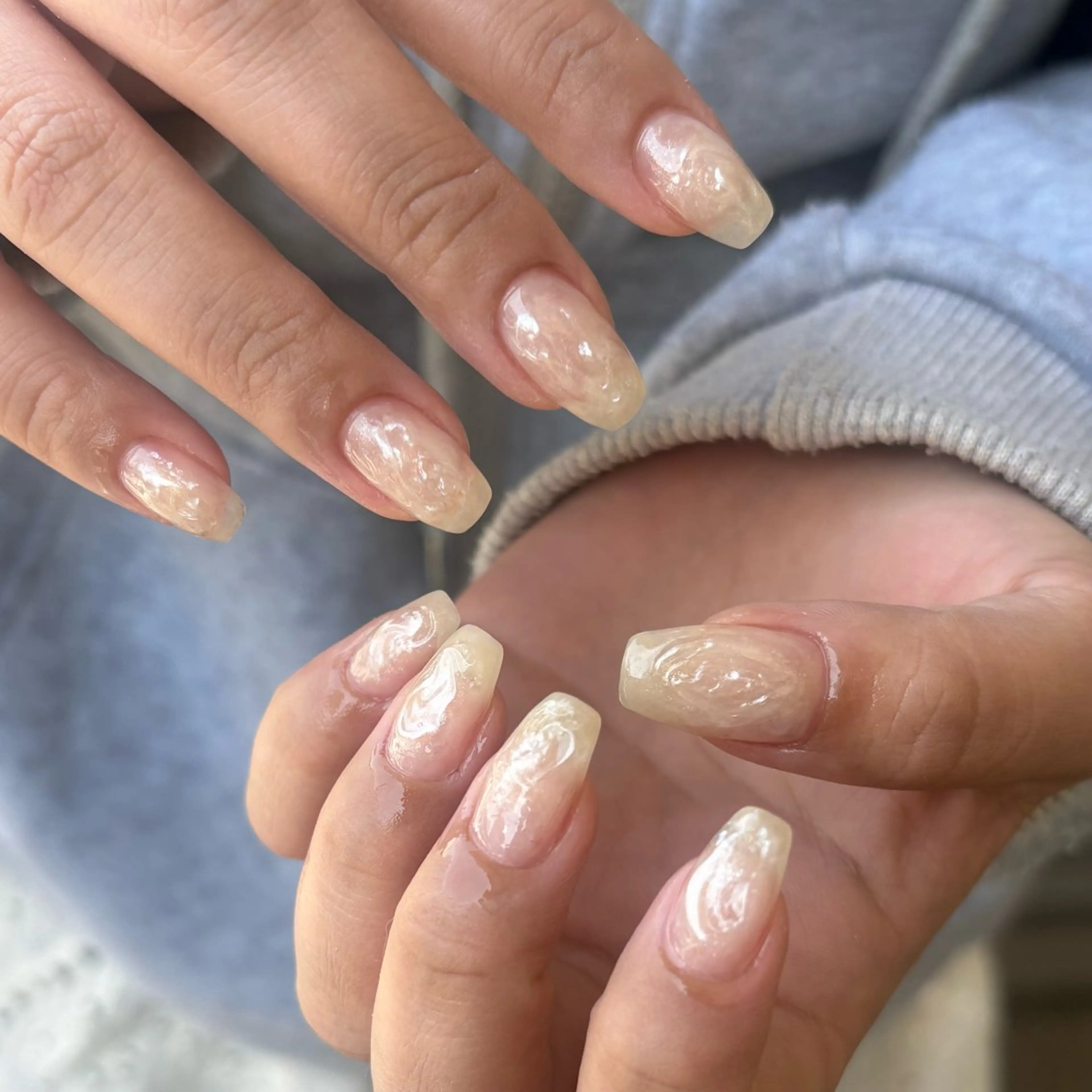 ネイル ハンドネイル カメレオン京橋🌻 草葉由佳のネイルデザイン