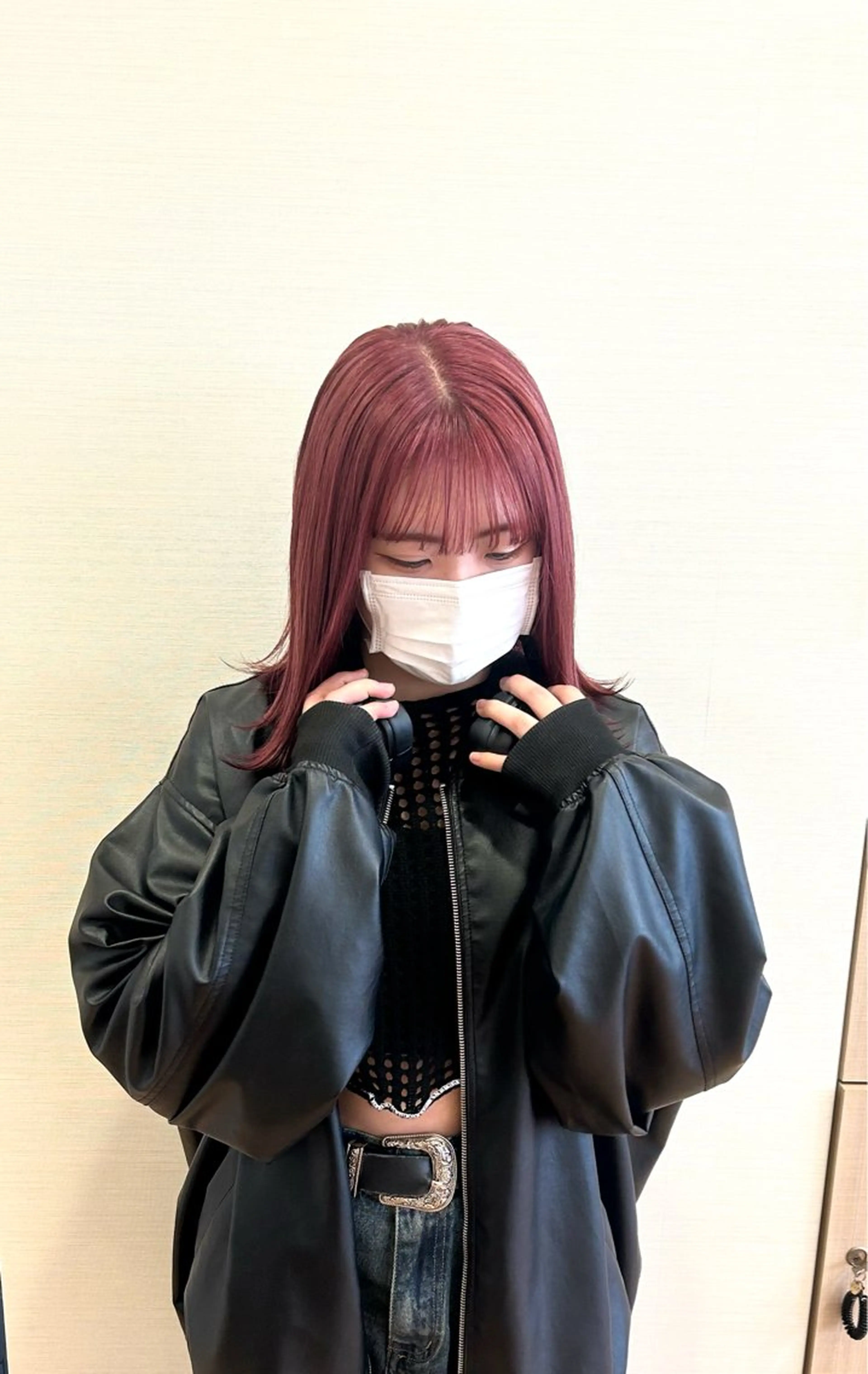 ミディアム カラー ミ ユのヘアスタイル