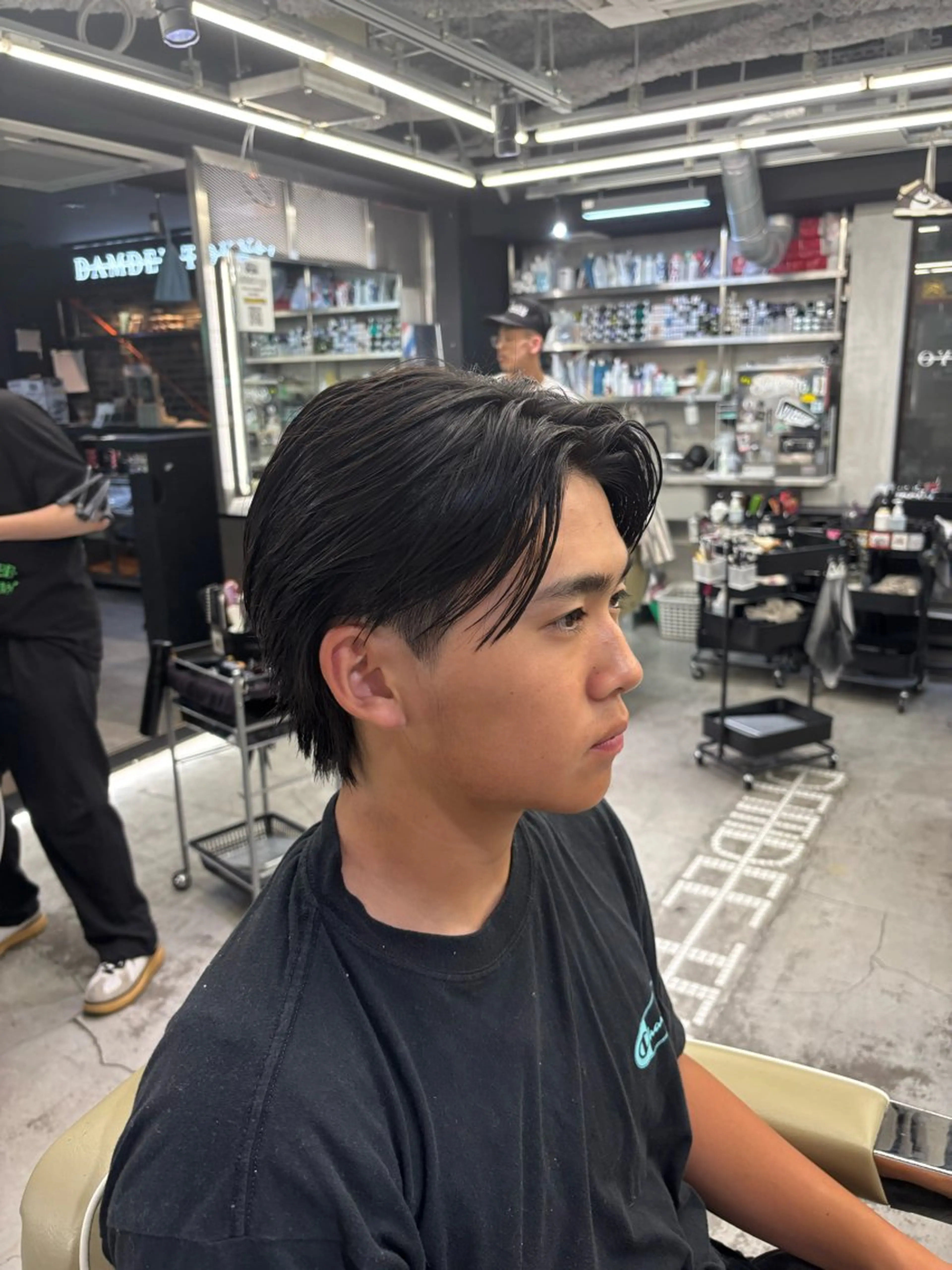 ミディアム 上野床屋 メンズ吾妻駿のヘアスタイル