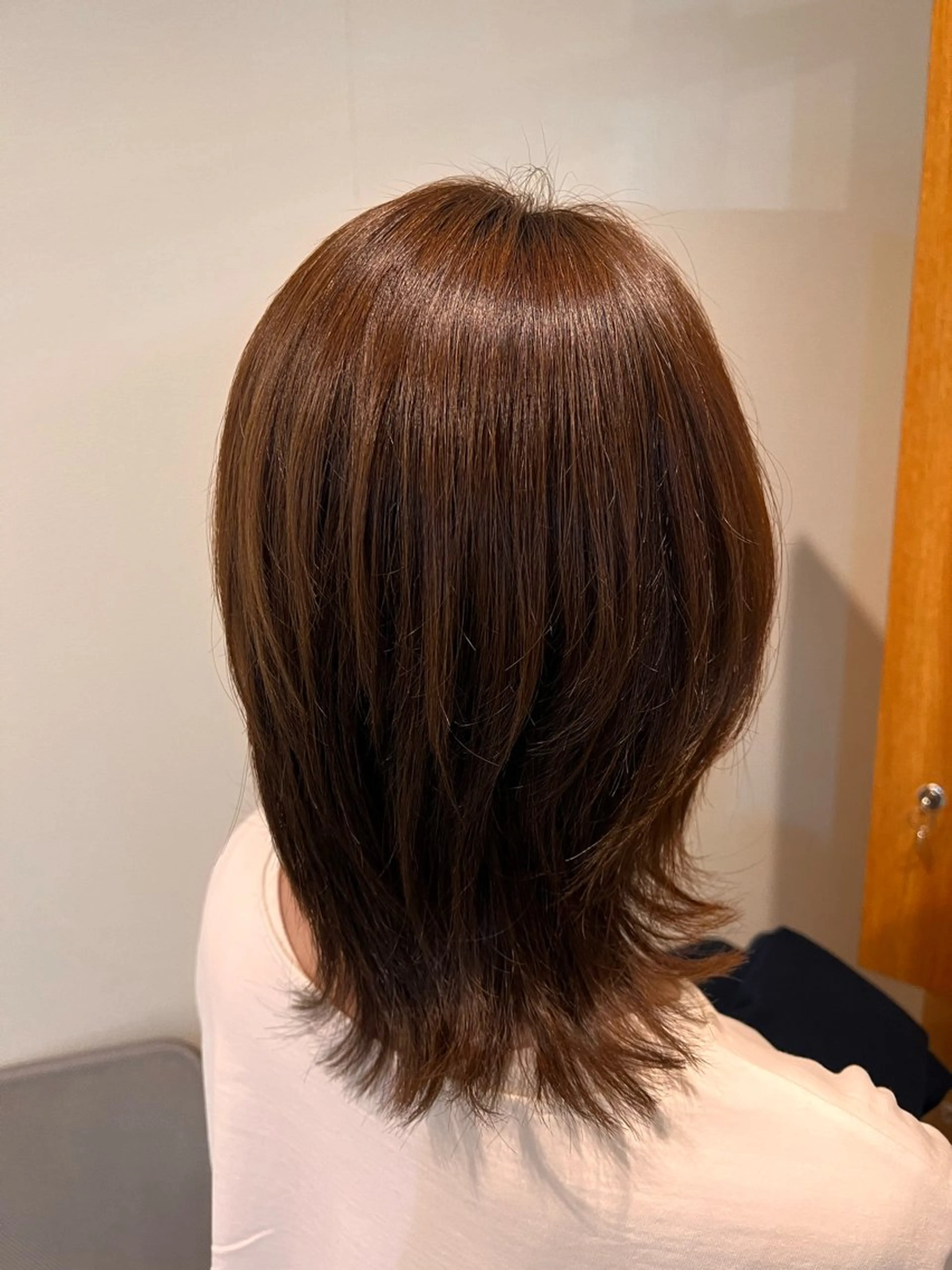 ミディアム カット ヘアカラー トリートメント リュウガ/艶髪矯正 /透明感カラーのヘアスタイル