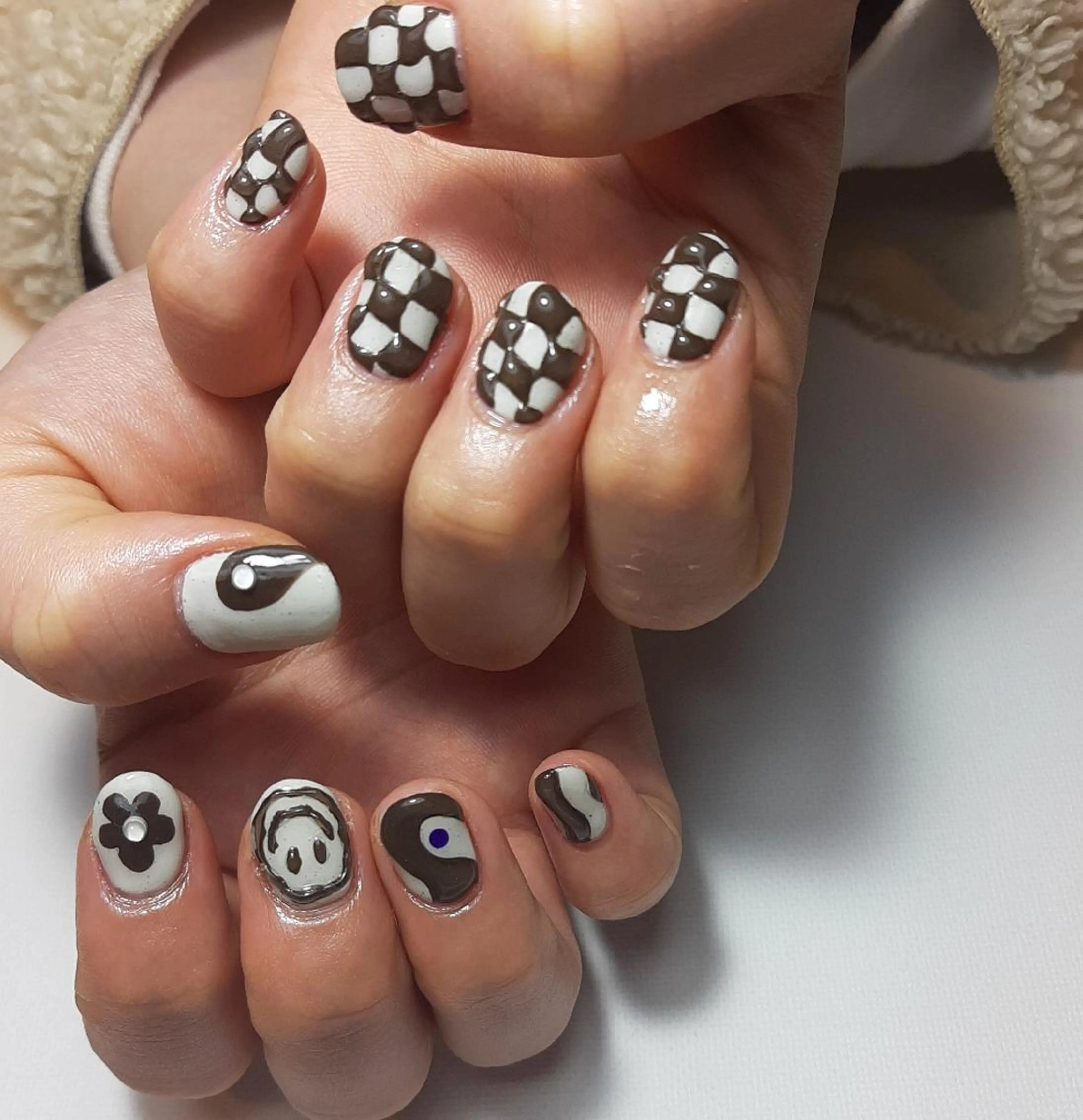ネイル 冬ネイル owlnail /持込みデザイン専門のネイルデザイン