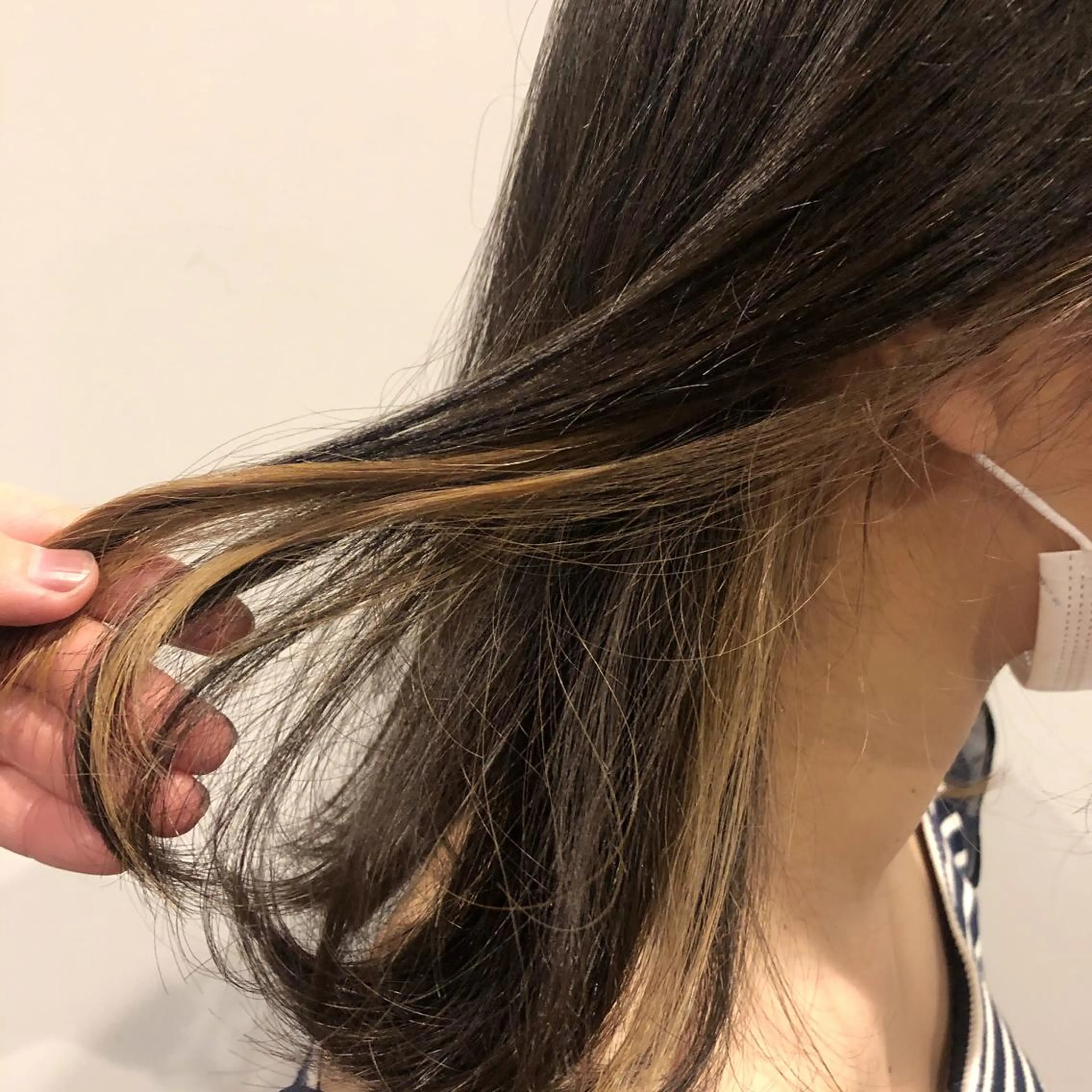 ミディアム カラー ベージュカラー ブリーチ hono/ボブ/ ハイトーン/ベージュのヘアスタイル