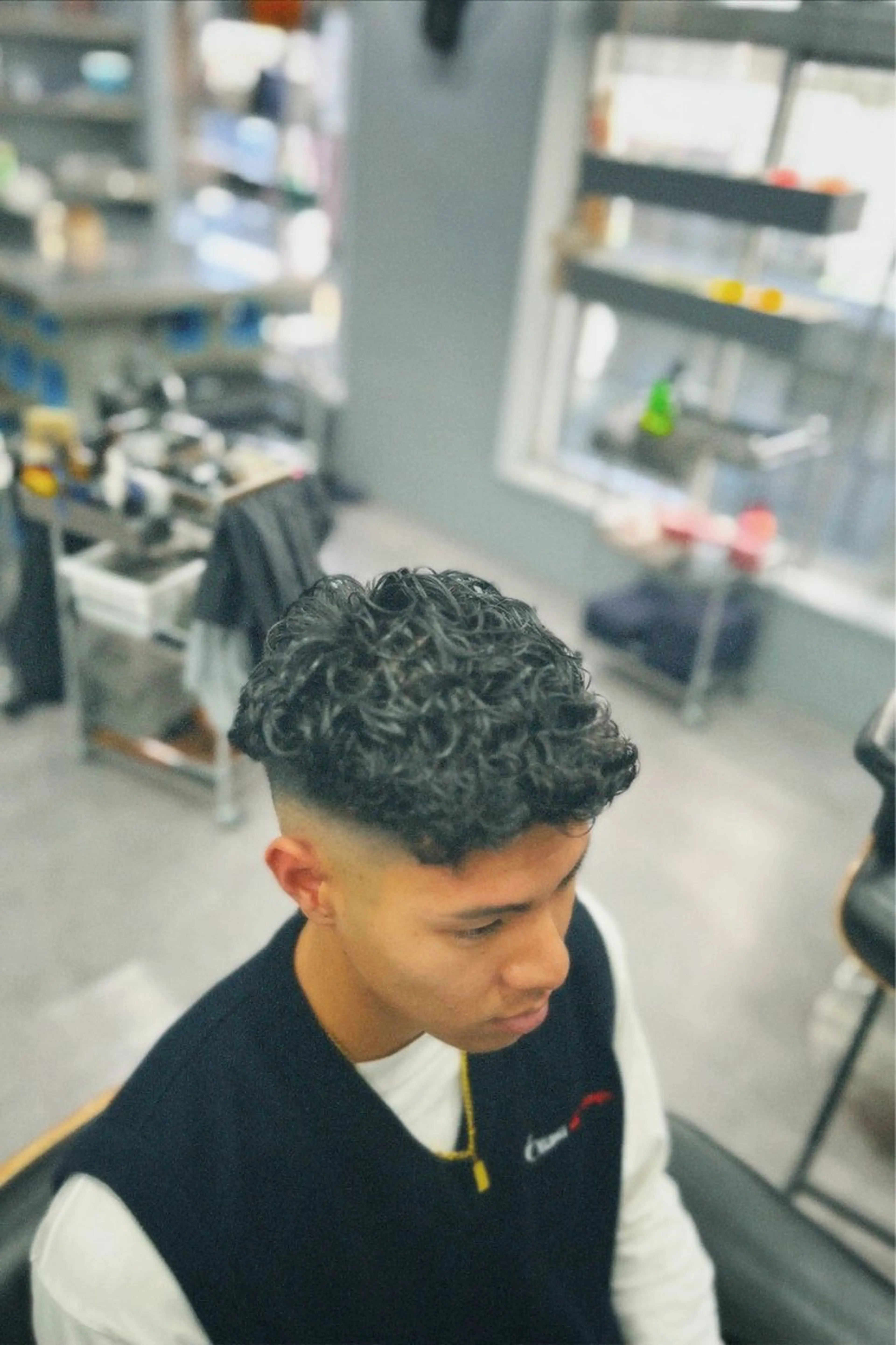 カット＋パーマ＋眉毛　　(#池袋#メンズカット#メンズパーマ#フェード#ニュアンスパーマ#ラフパーマ)の写真