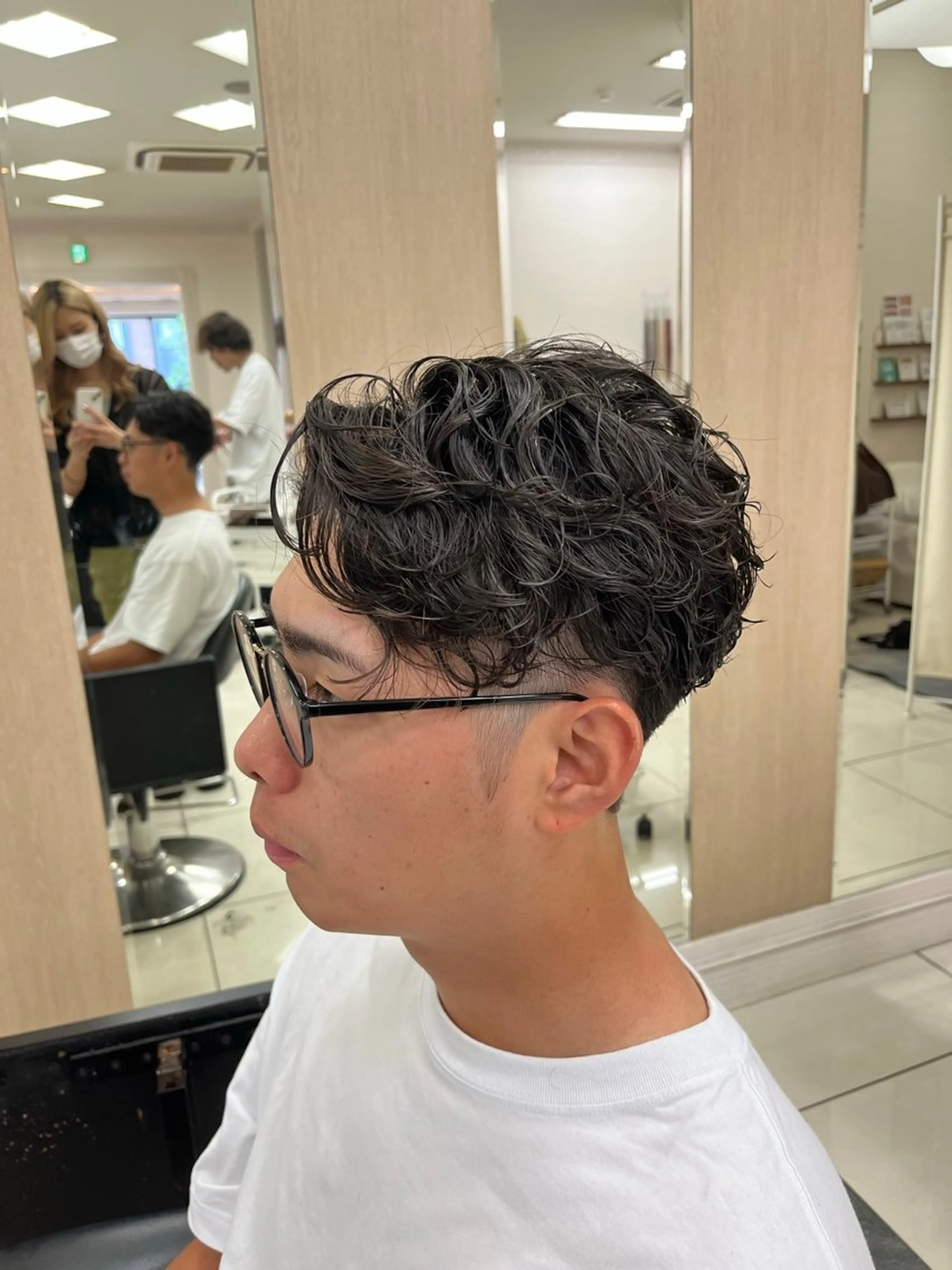 パーマ メンズ バレイヤージュ/ヘア アレンジ/shionのヘアスタイル