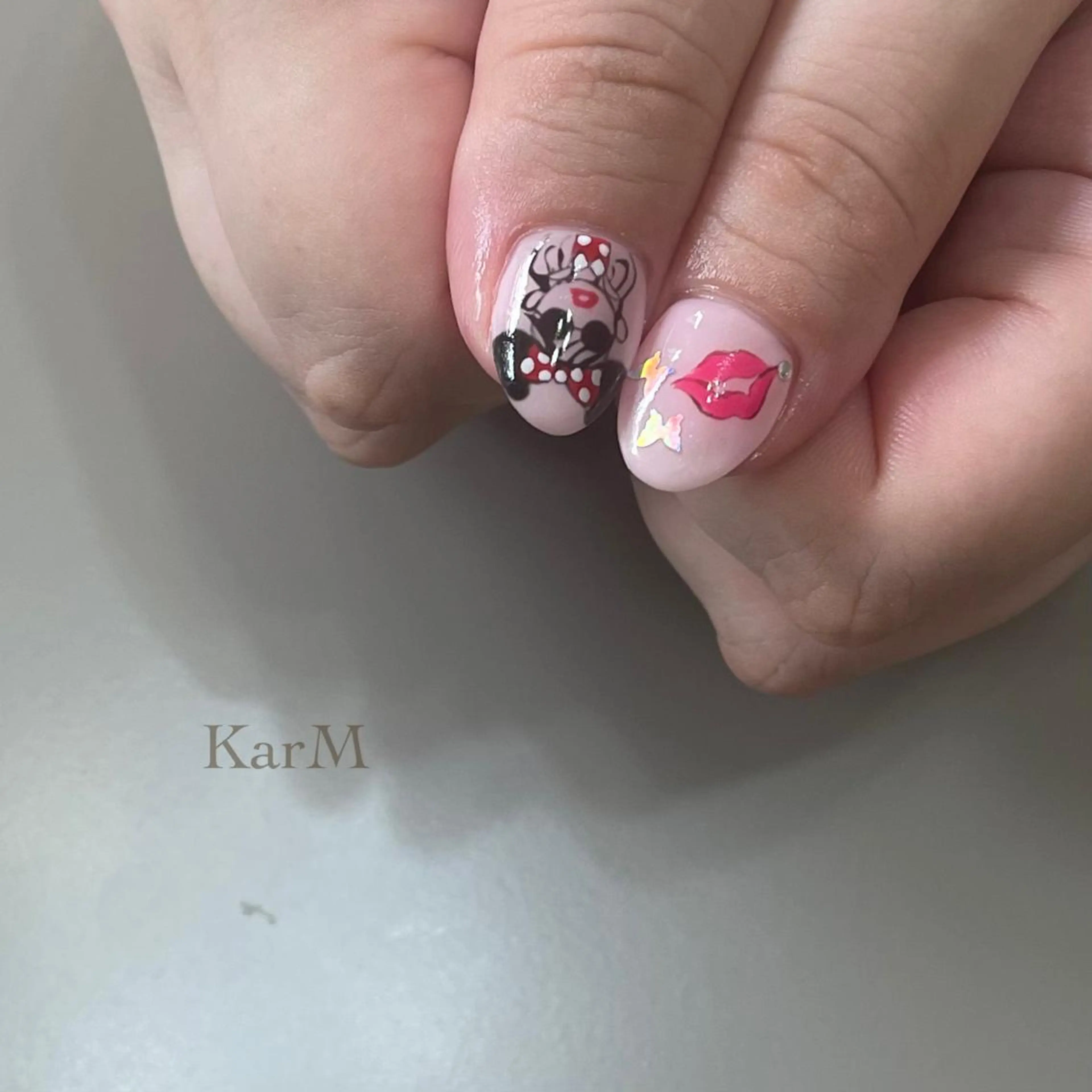 ネイル アートネイル オーロラネイル チークネイル フットネイル フレンチネイル ハンドネイル ogino karinのネイルデザイン