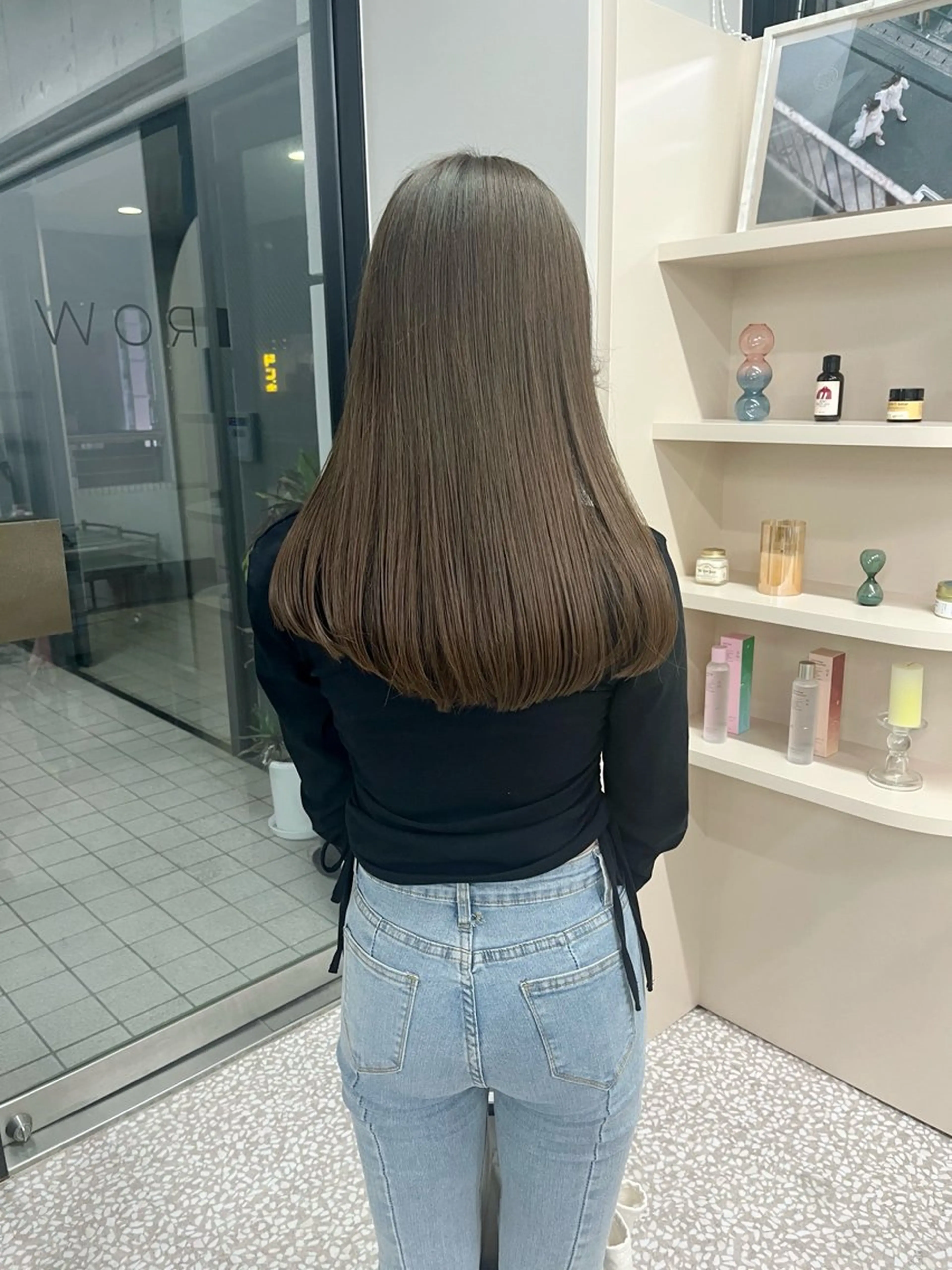 セミロング カラー IROW/イロウ天神 大名店　yamaのヘアスタイル