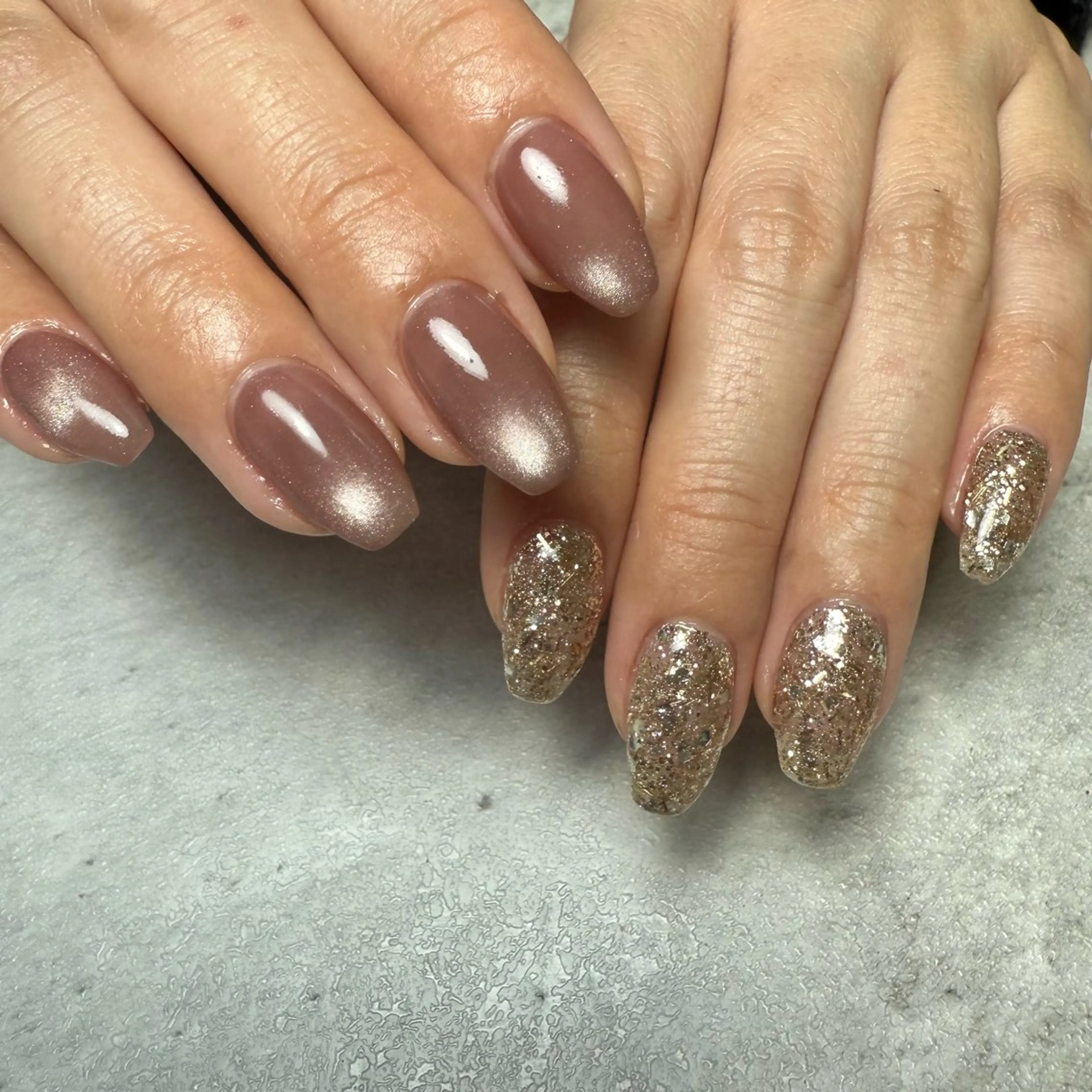 ネイル ラメ(グリッター) ハンドネイル are you nailのネイルデザイン