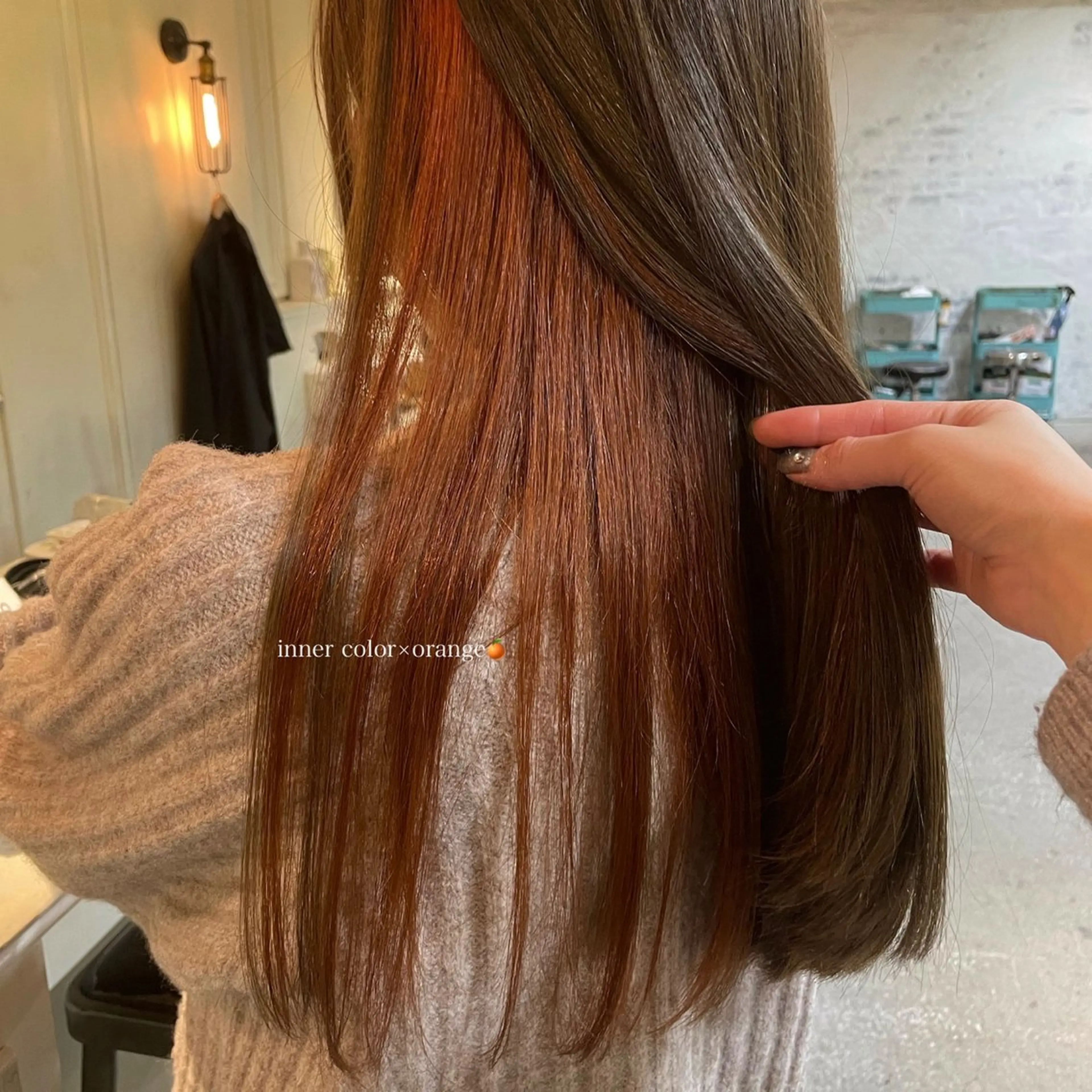 カラー ヘアカラー トリートメント 🫧透明感カラー🫧 Anjuのヘアスタイル