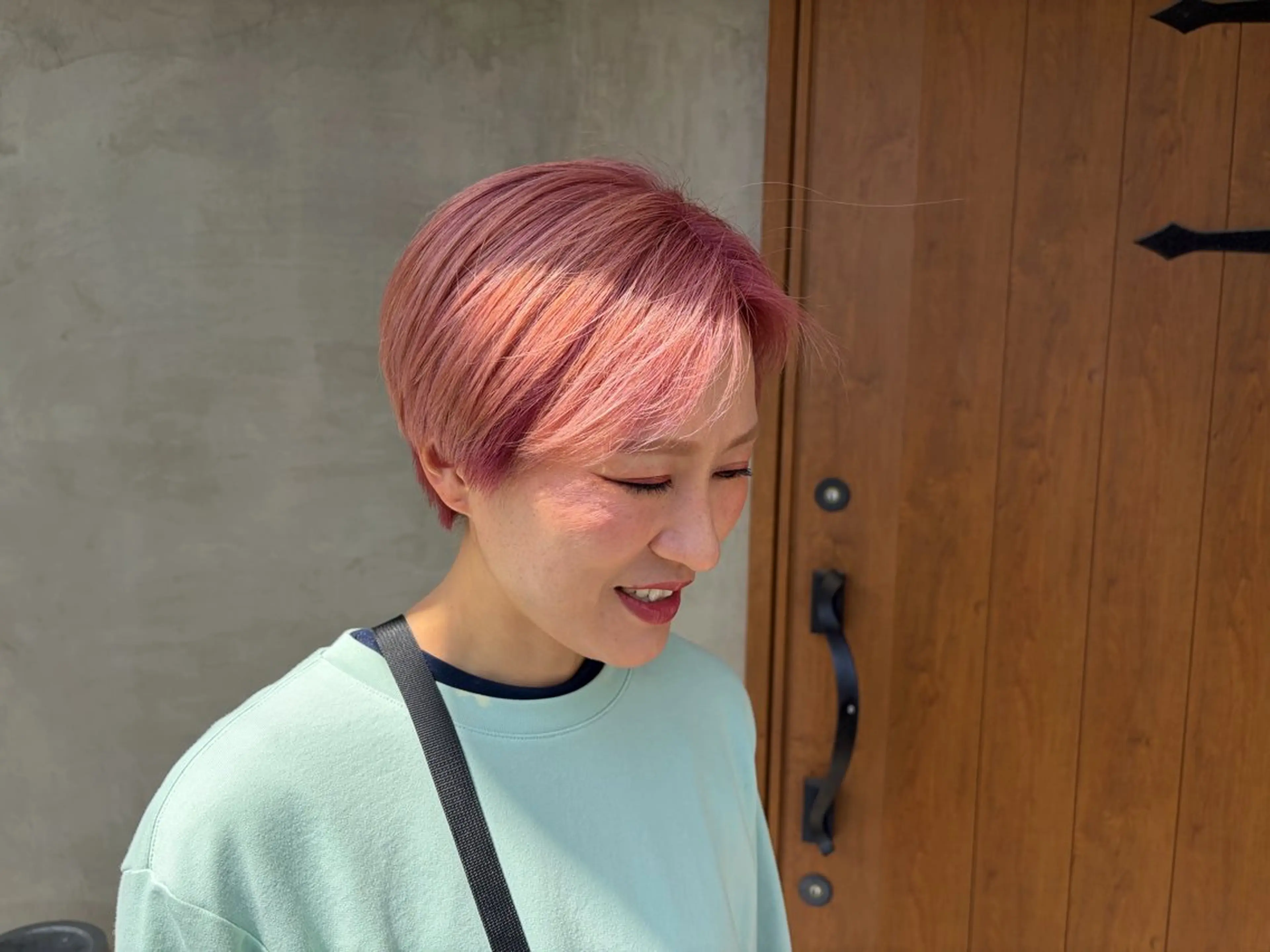 ショート カラー ヘアカラー トリートメント 柔らかカラー🥛 mayucoのヘアスタイル