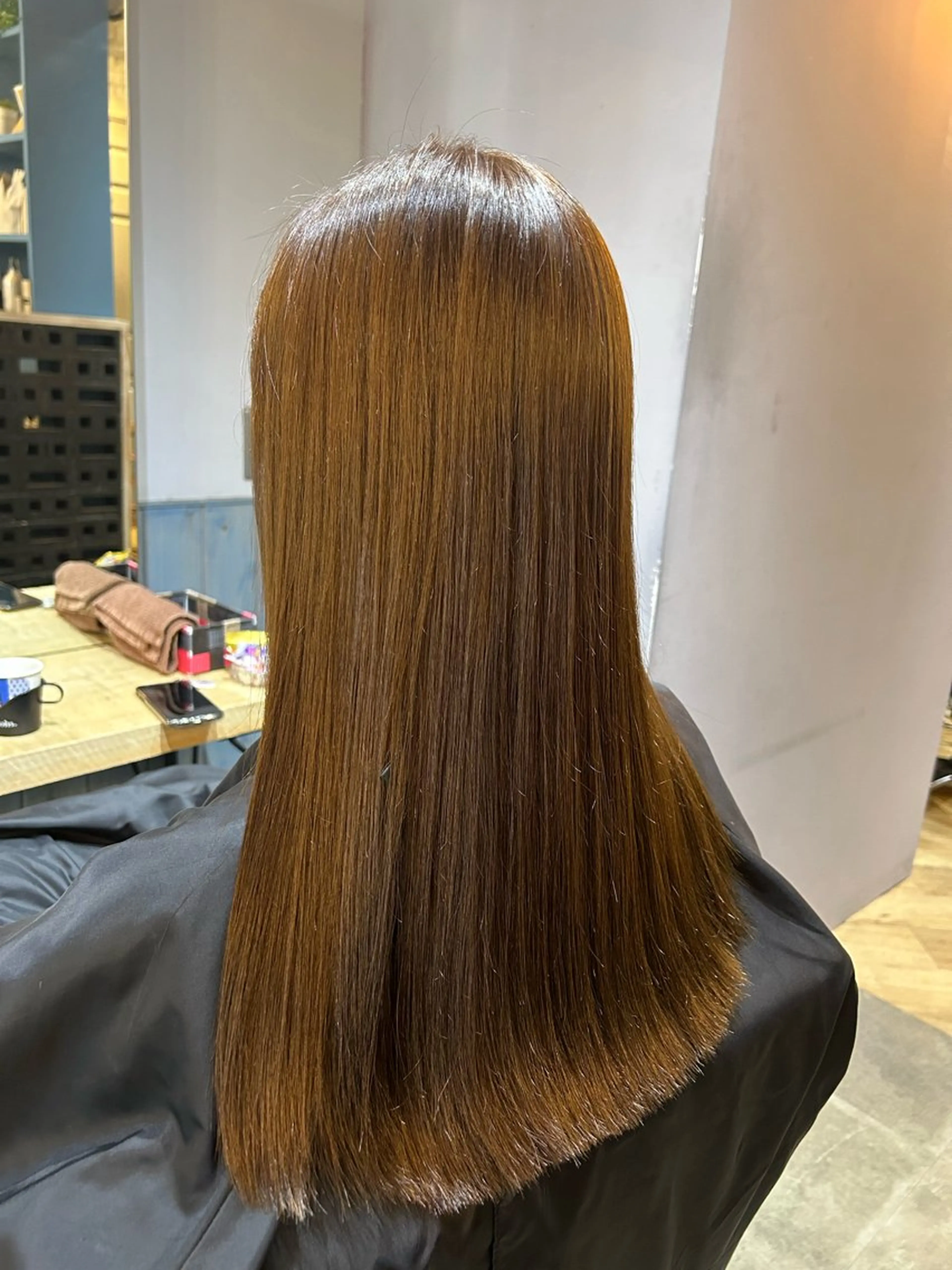 ロング カット ヘアカラー トリートメント agu hair fonte   大泉学園所属・園田 彩音のヘアスタイル