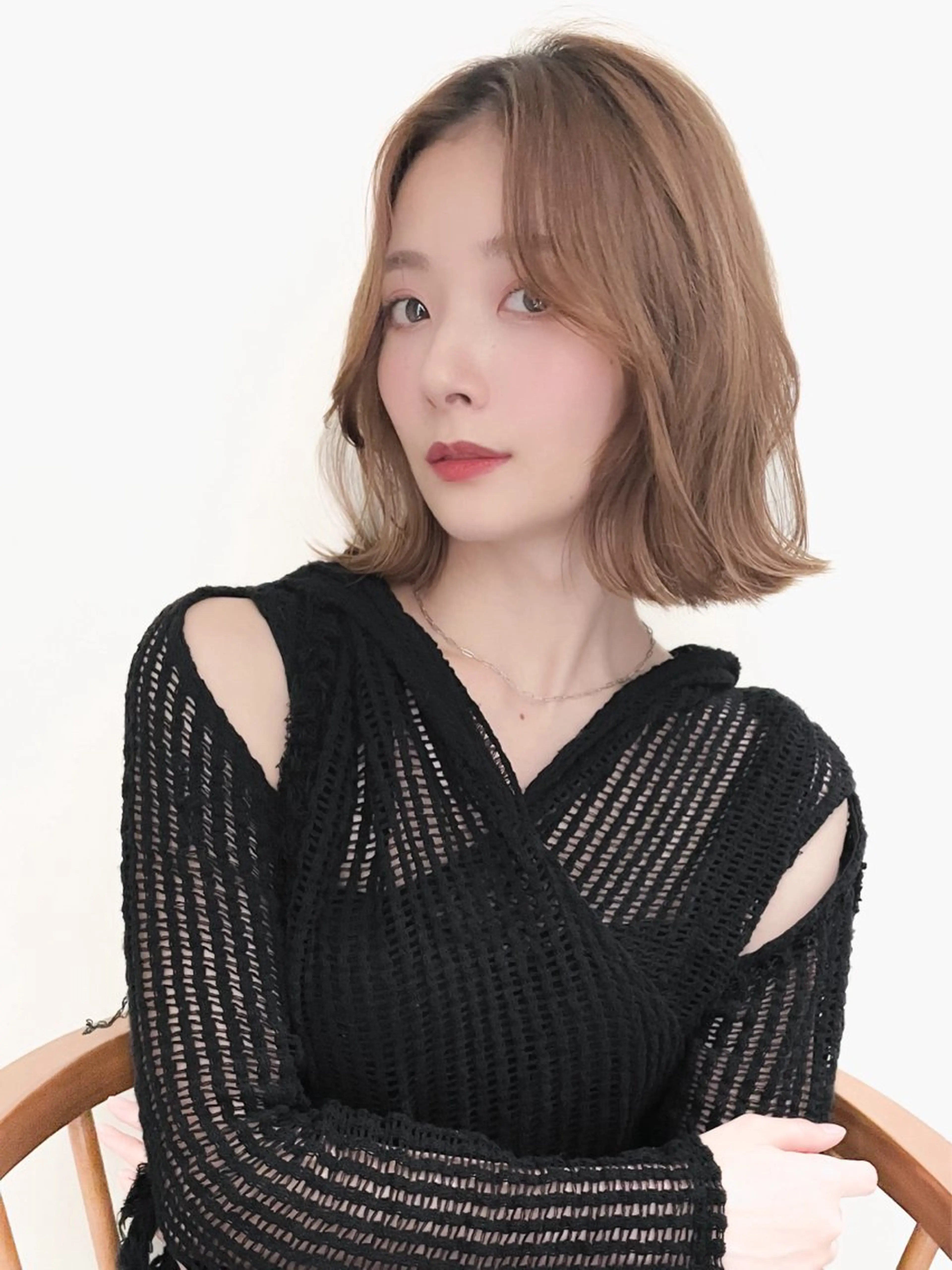 ショート 小顔ボブ jilblanカホのヘアスタイル