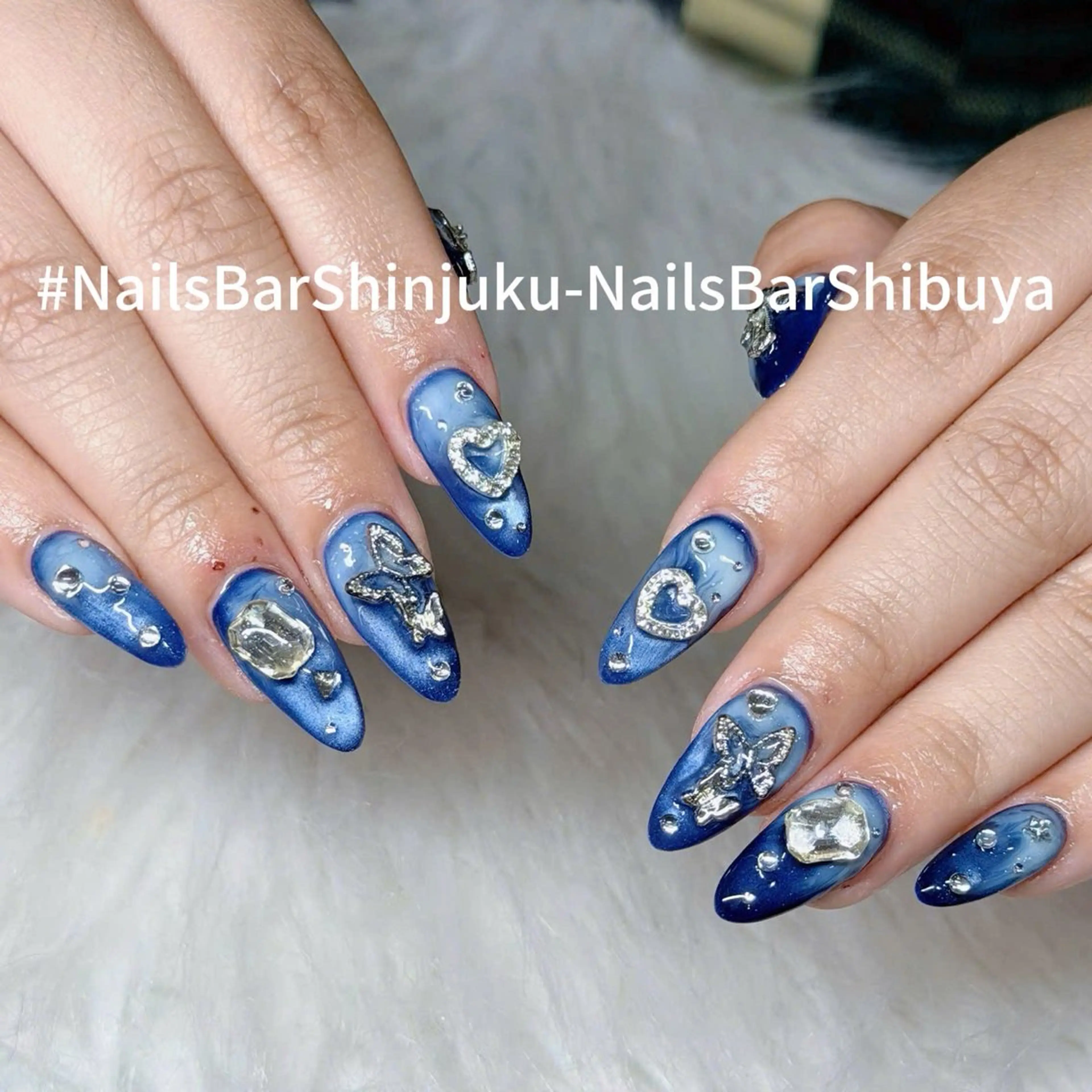 ネイル 長さ出し フレンチネイル ジェルネイル 韓国ネイル ロングネイル NAILS BAR SHINJUKUのネイルデザイン