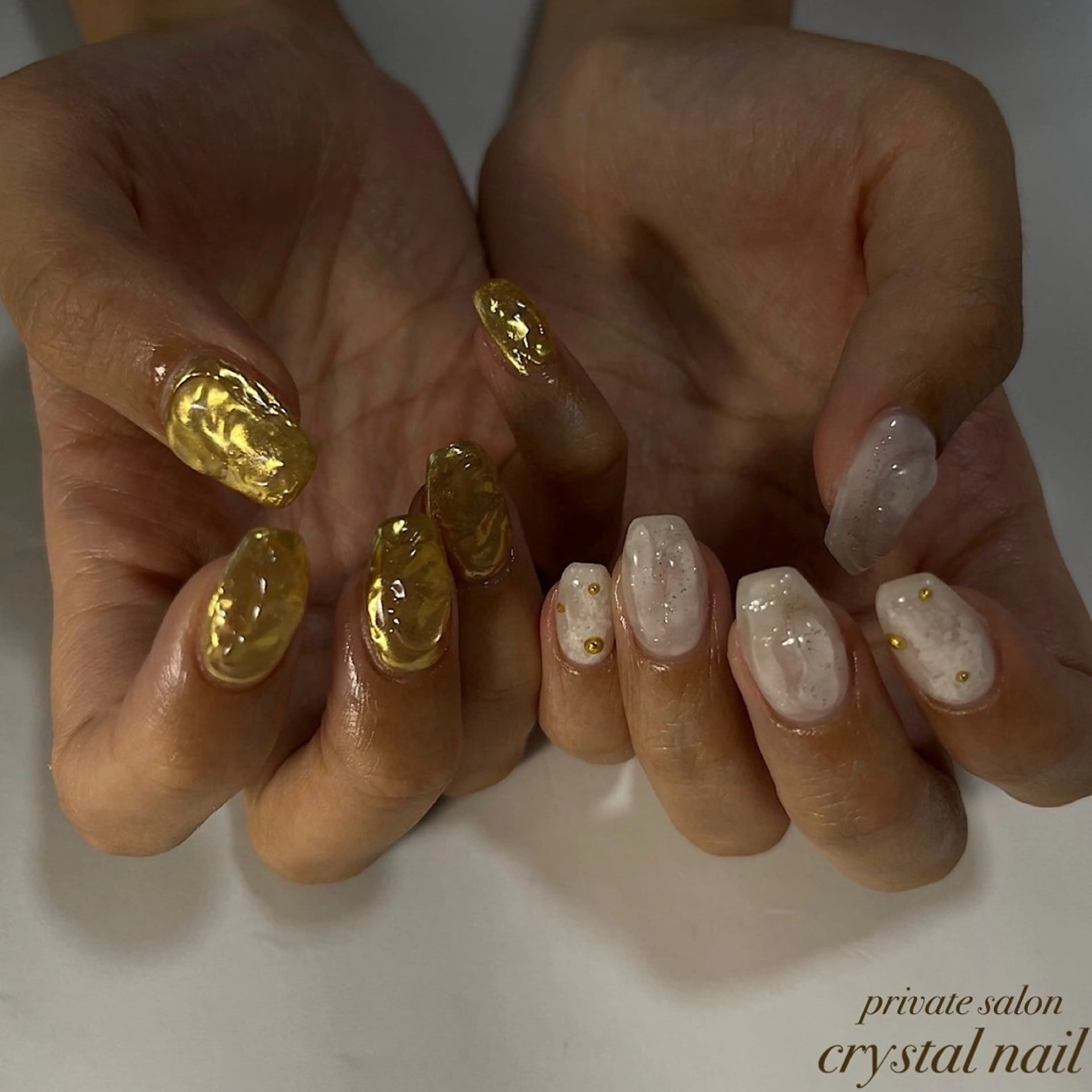 ネイル ニュアンスネイル Crystal Nailのネイルデザイン