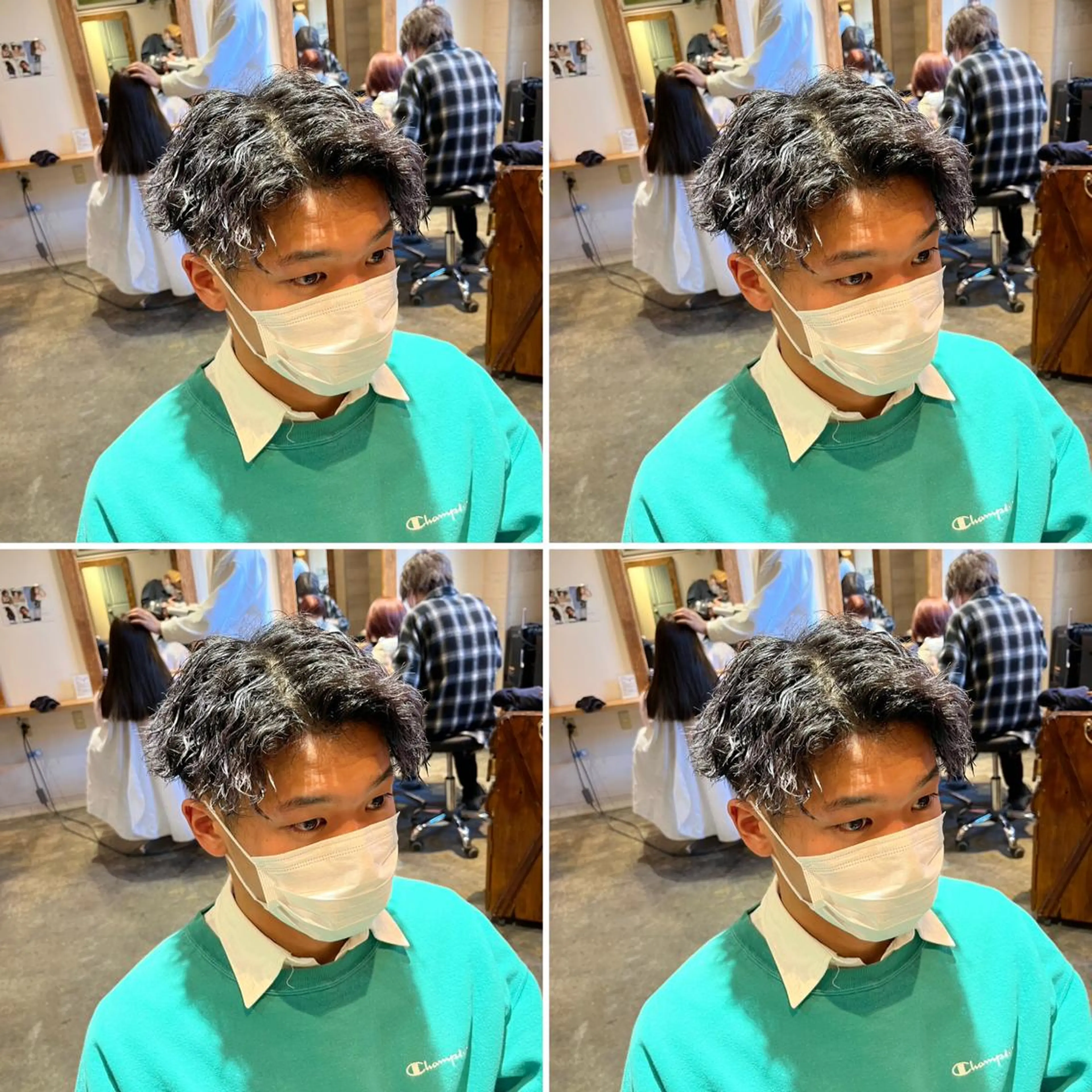 パーマ メンズ カット パーマ トリートメント ヘアセット 💈メンズパーマ特化 店長望月謙二郎💈のヘアスタイル