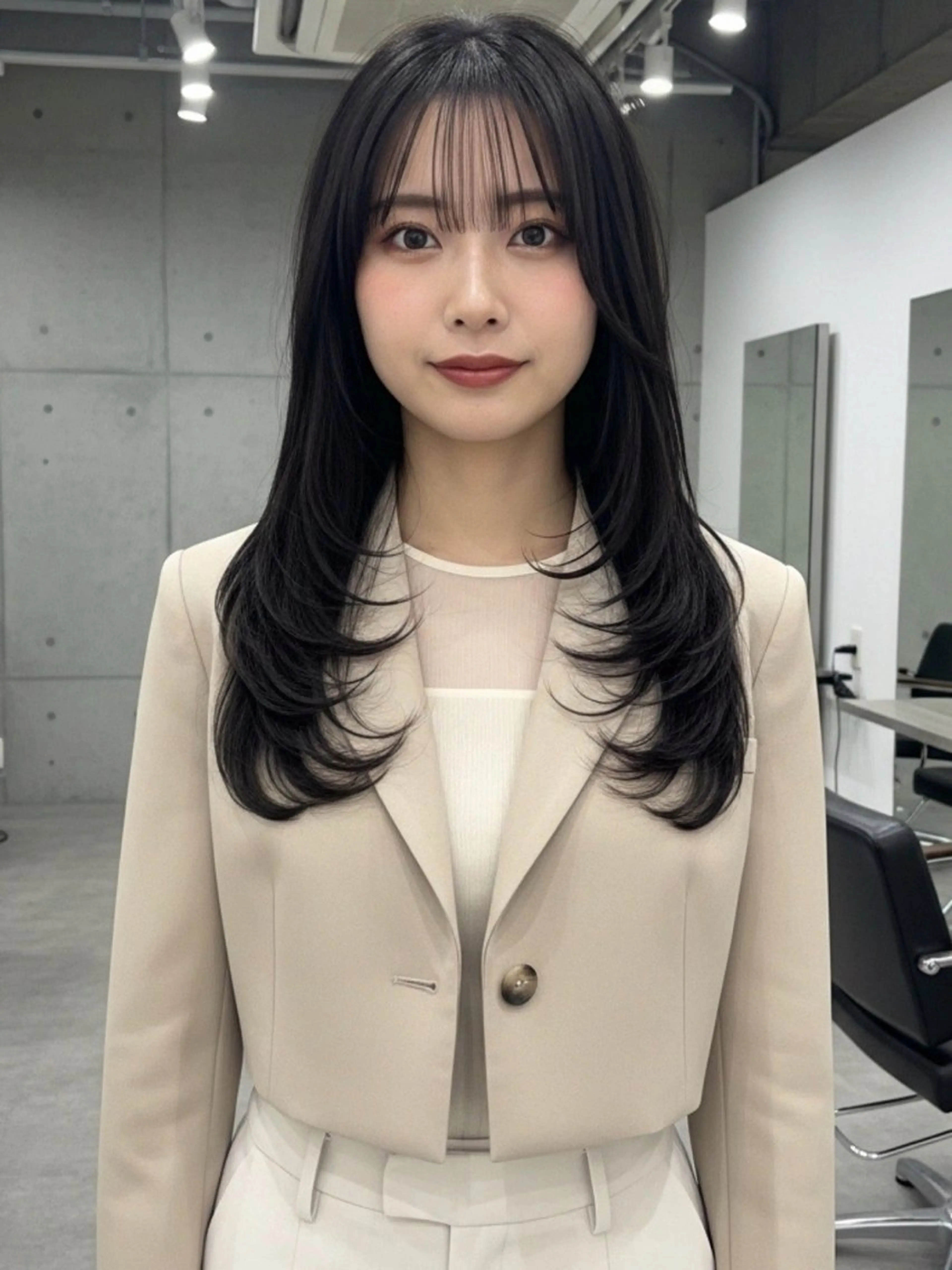 ロング 似合わせボブ✖️ 韓国レイヤー✨小関のヘアスタイル