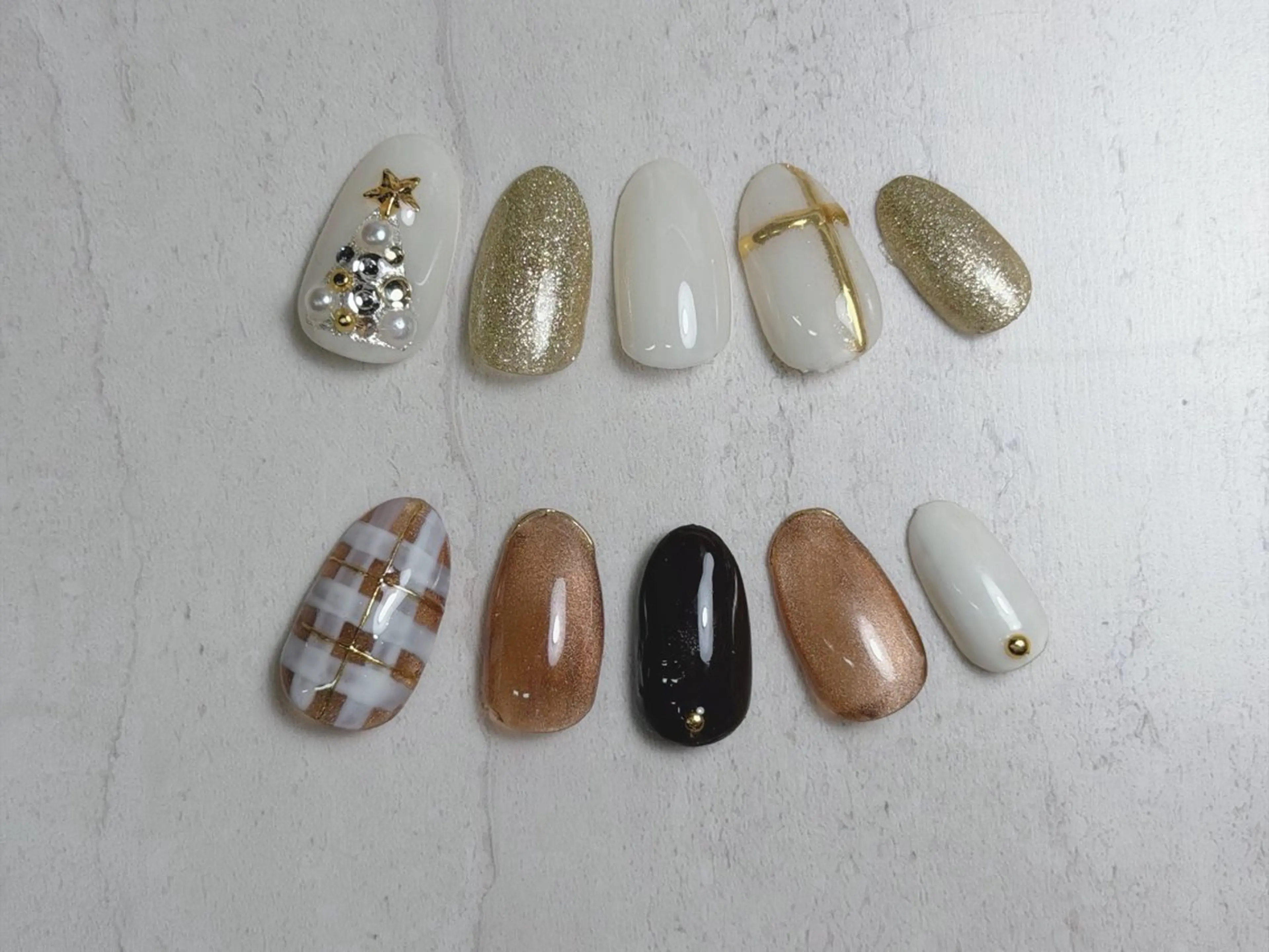 ネイル 冬ネイル クリスマス Msis nail salon 西宮北口　南口店【エムシス】所属・Msis  南口店 yukaのネイルデザイン