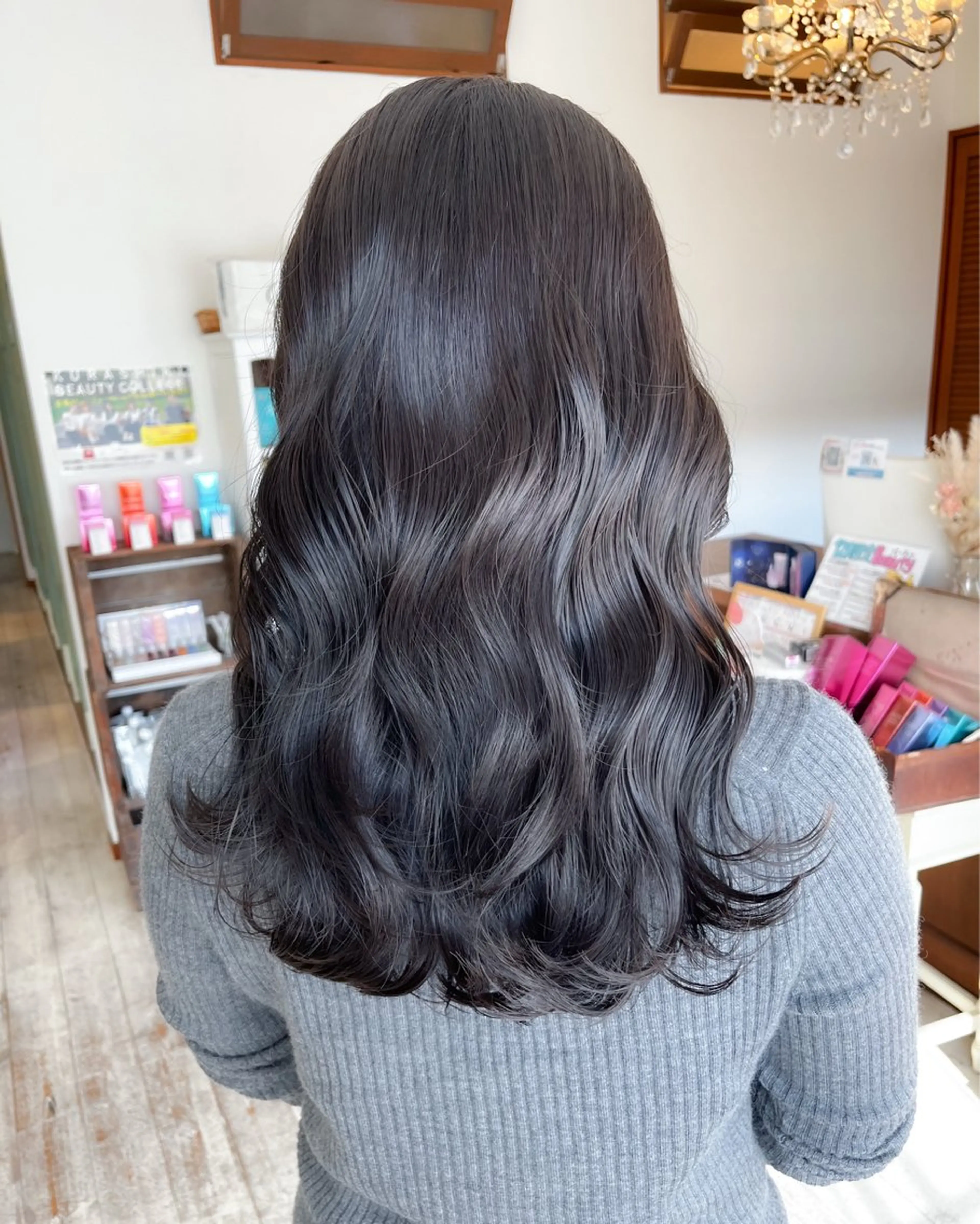 ロング カラー ヘアカラー トリートメント SET-UP北長瀬 Yurukiのヘアスタイル