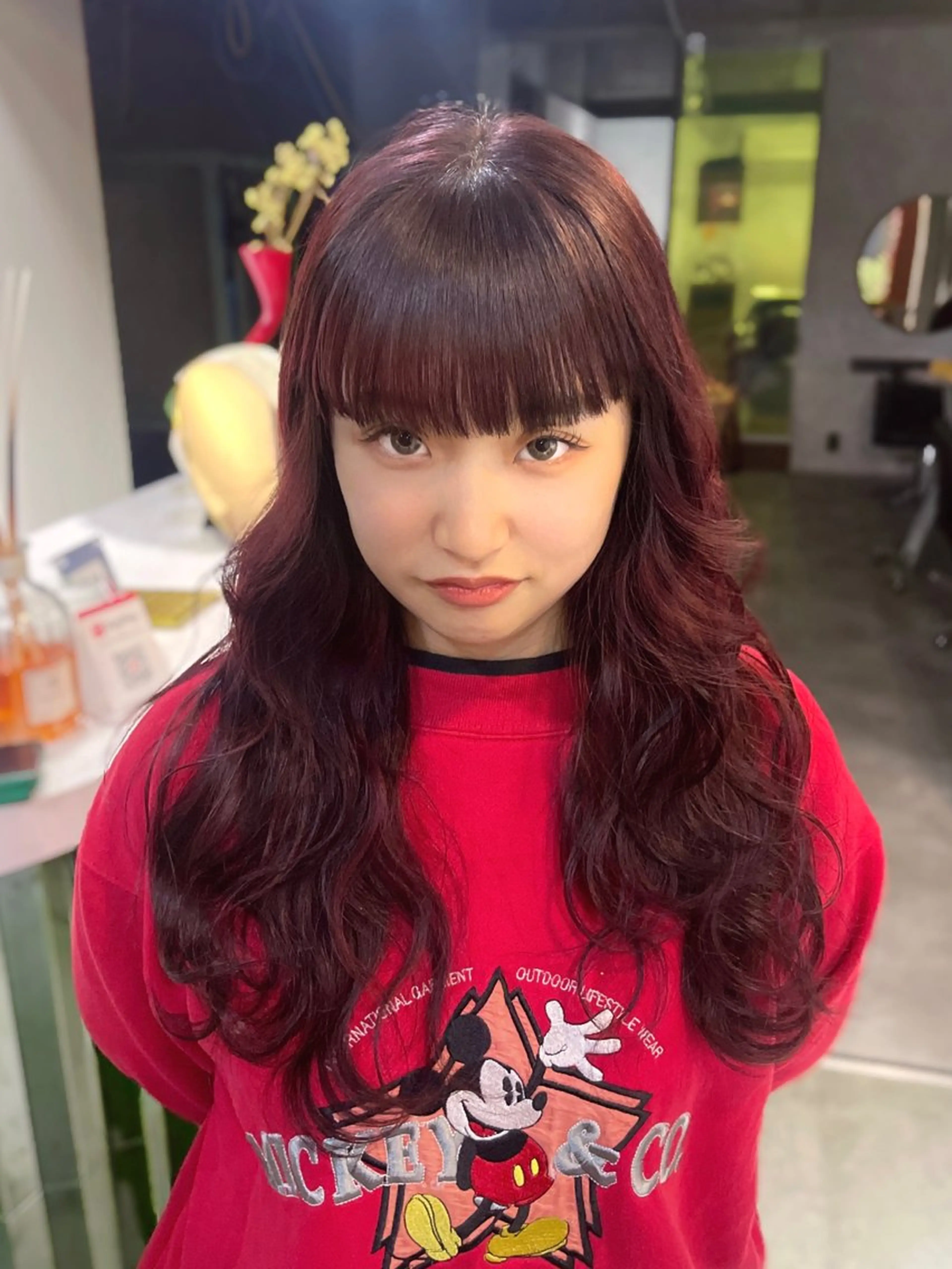 ロング カラー ヘアカラー ハイトーン/メンズ/ デザイン/梅田/ミユのヘアスタイル