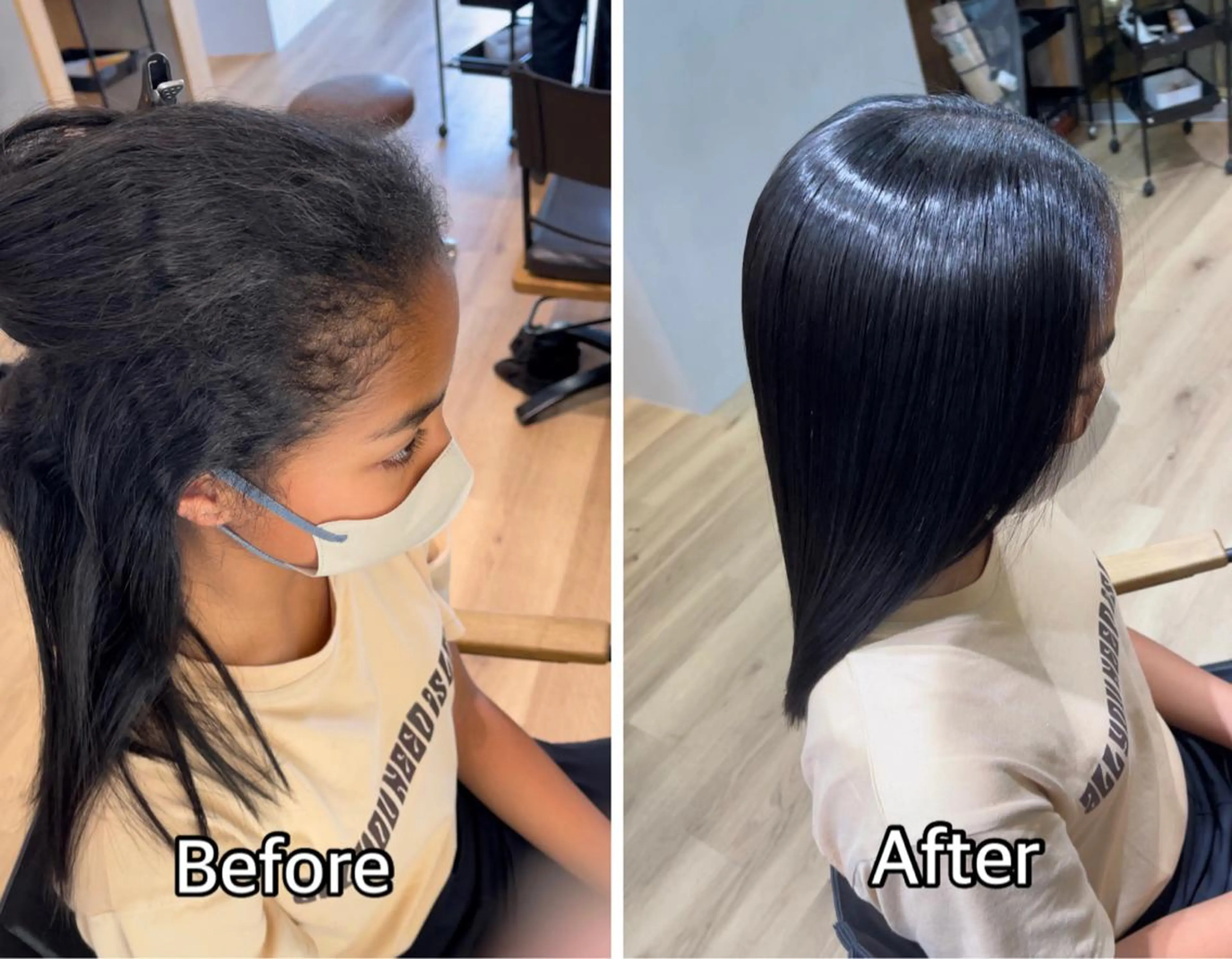 セミロング マスダ ヤスノリのヘアスタイル