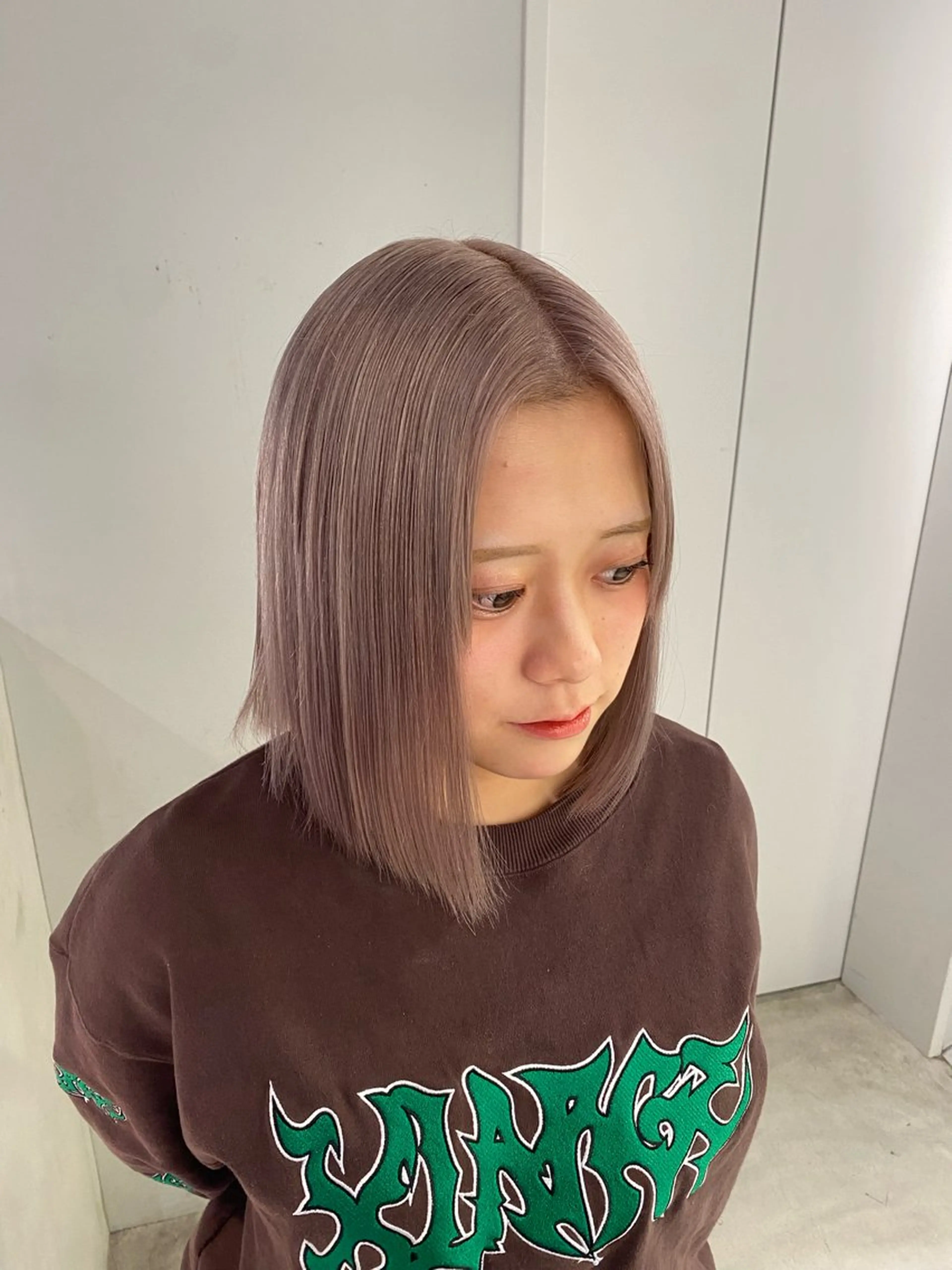 ミディアム 心斎橋/髪質改善 /ブリーチ/ショウマのヘアスタイル