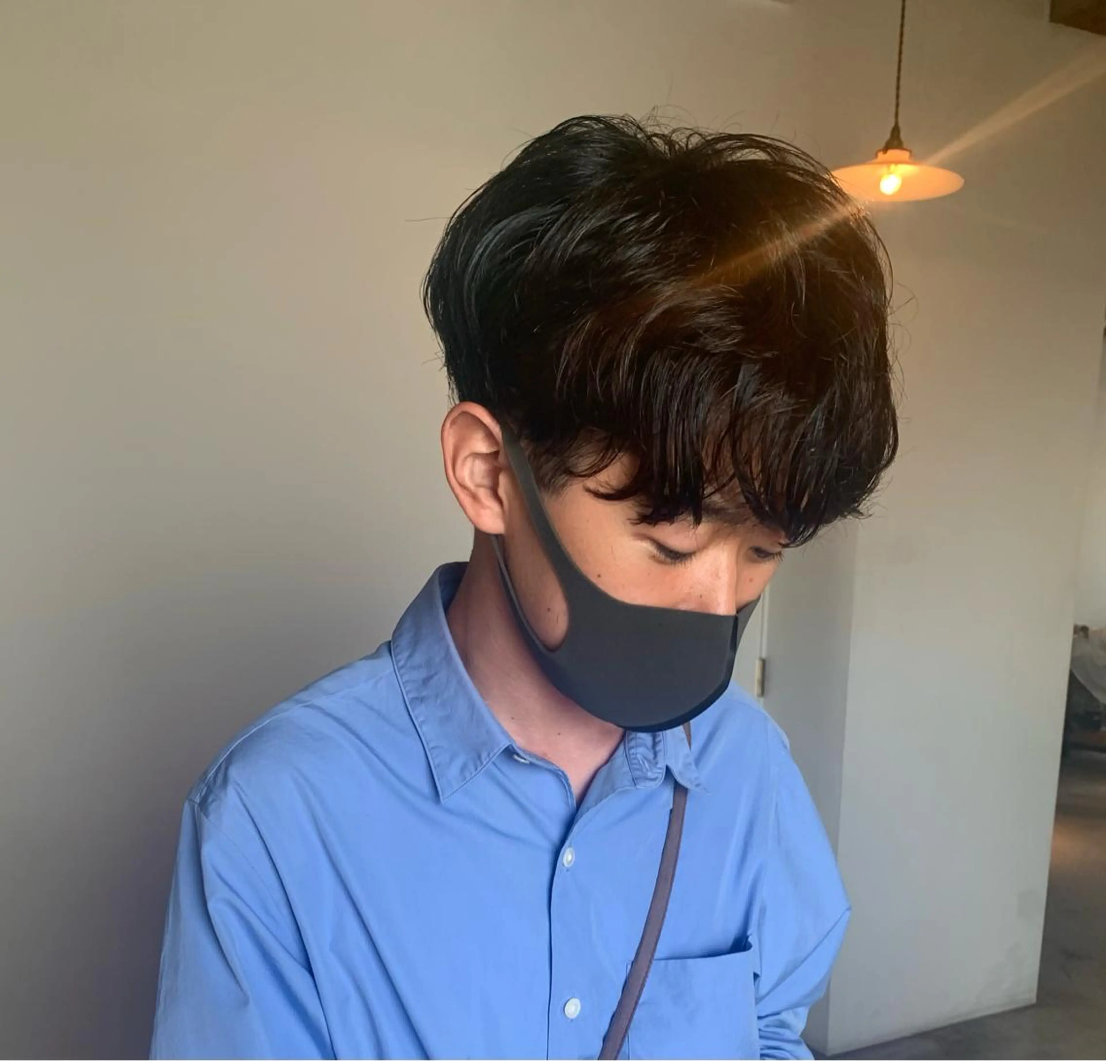 ショート メンズ くせ毛 カット パーマ トリートメント room3小出 奈央子のヘアスタイル