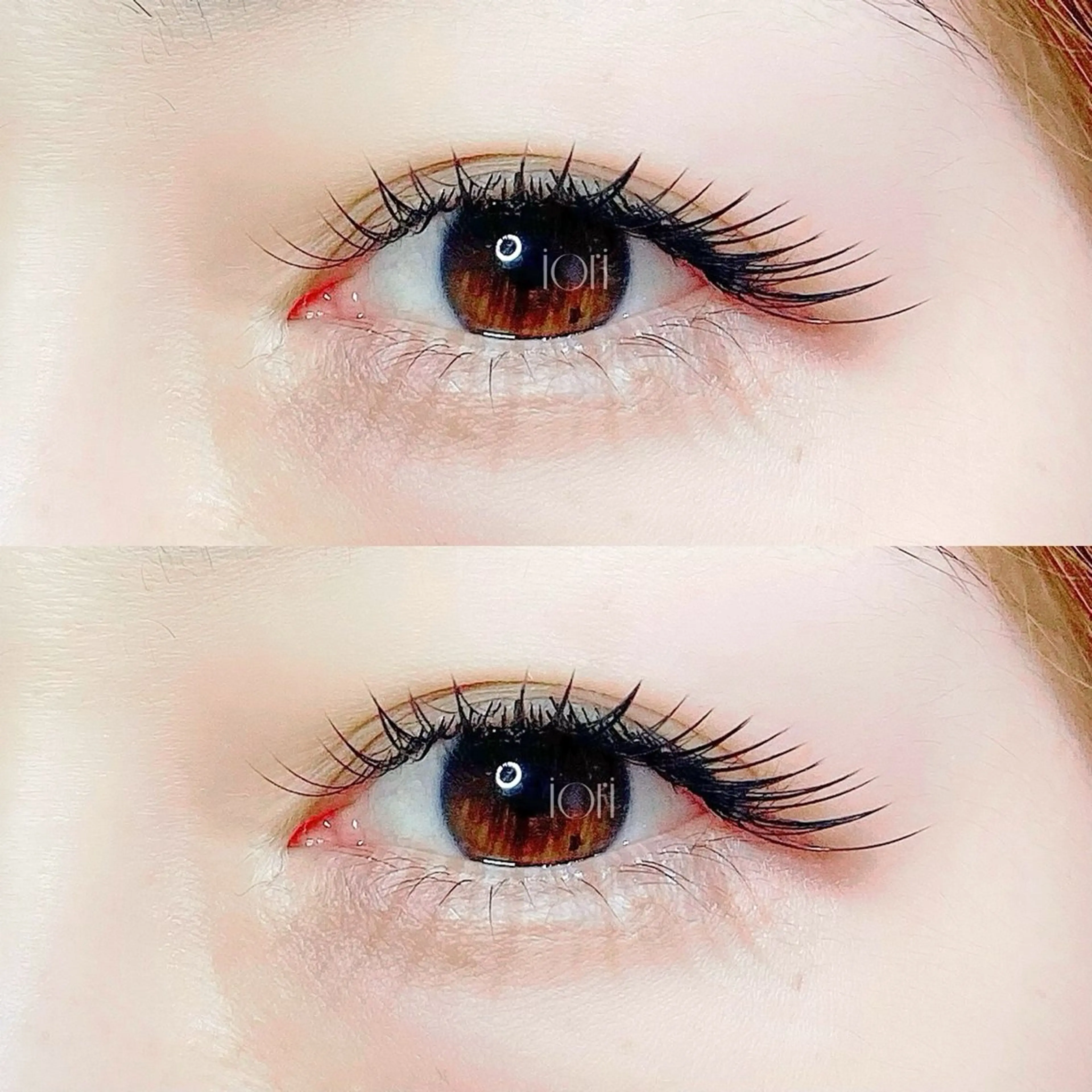 マツエク・マツパ フラットラッシュ lash lift／ LED 🪷ioriのマツエク・マツパデザイン