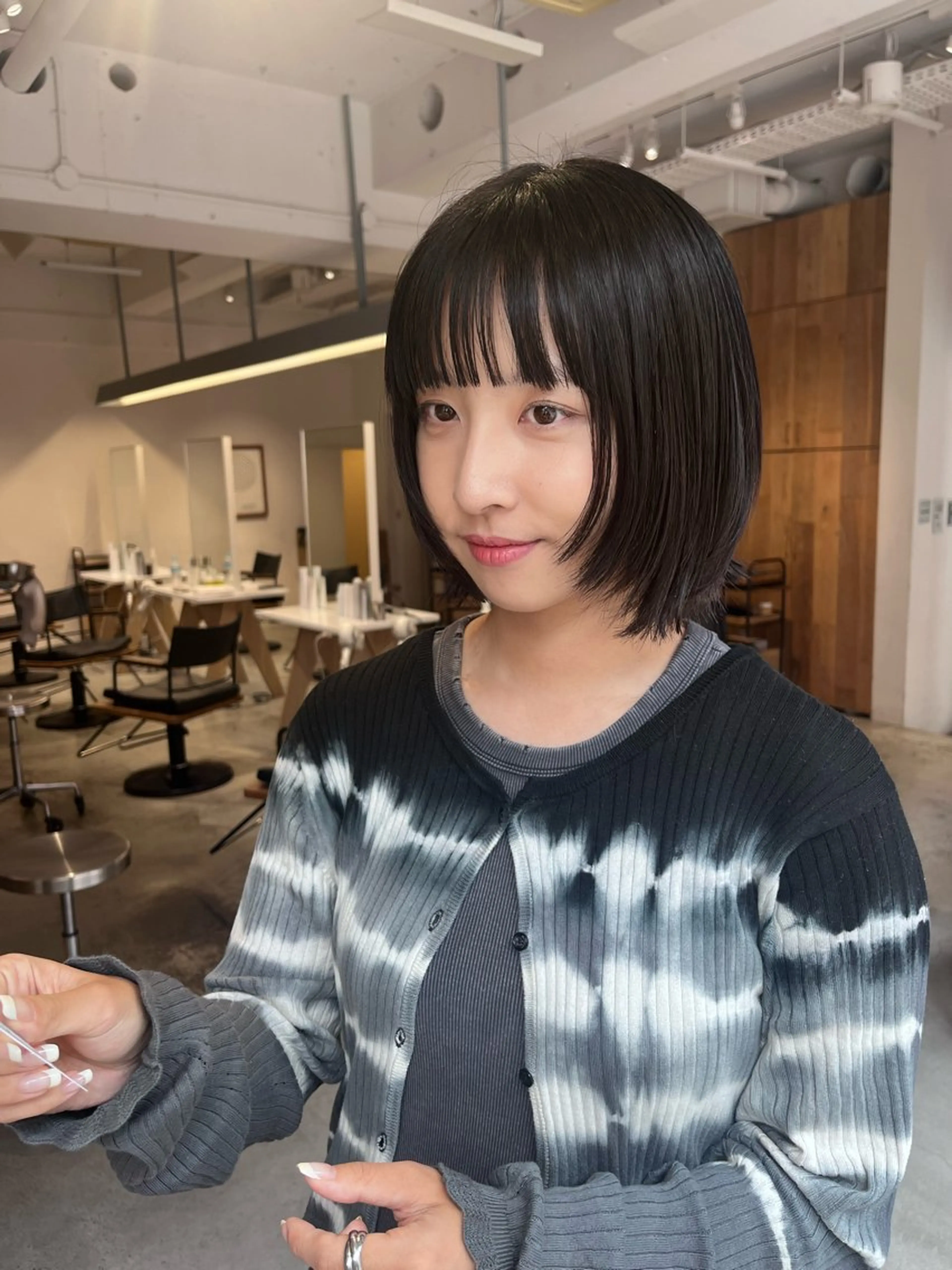 ショート レイヤーカット Yamamoto Hana/京都美容室のヘアスタイル