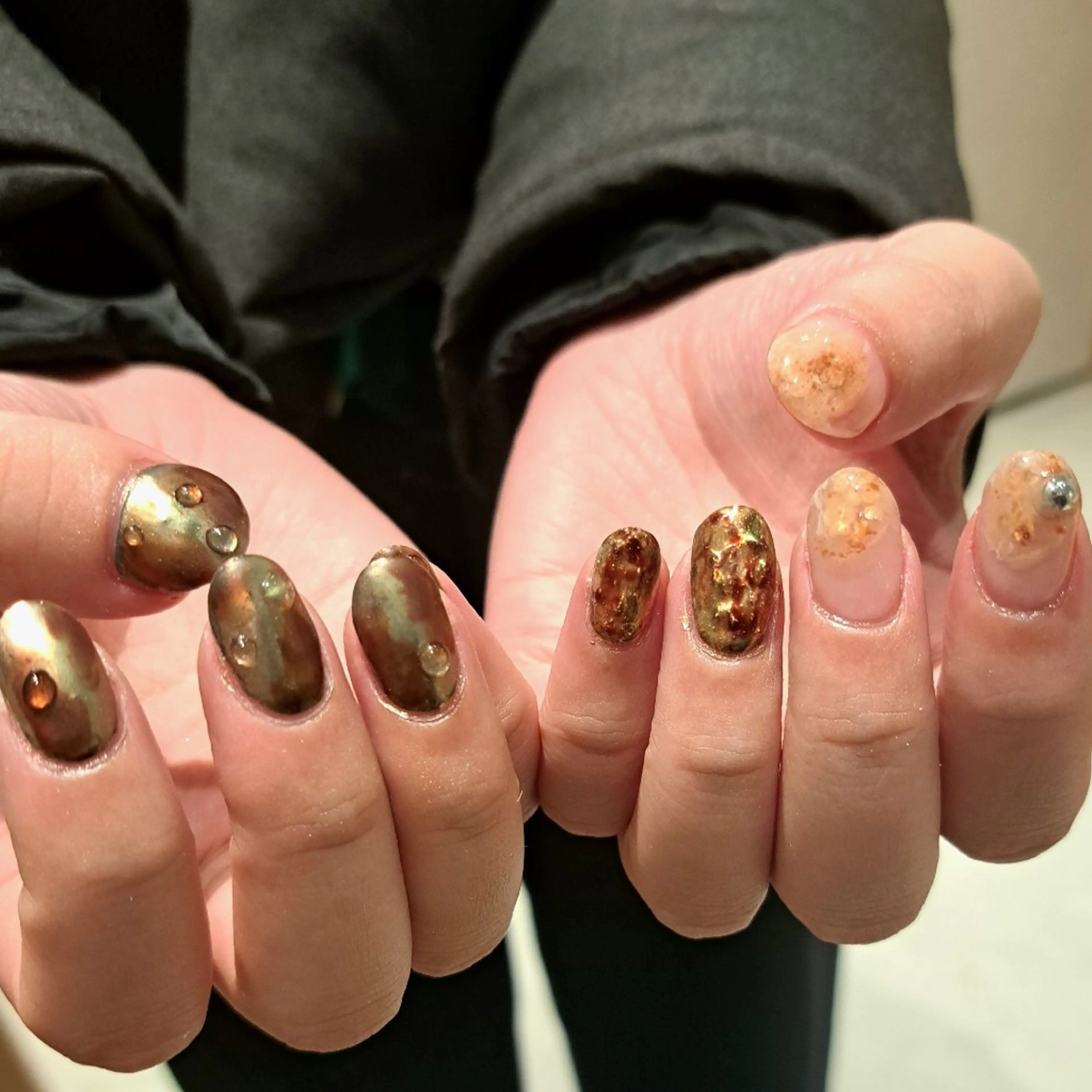 ネイル アートネイル 持ち込み ニュアンスネイル ハンドネイル Nail mood デザイン持ち込みokのネイルデザイン
