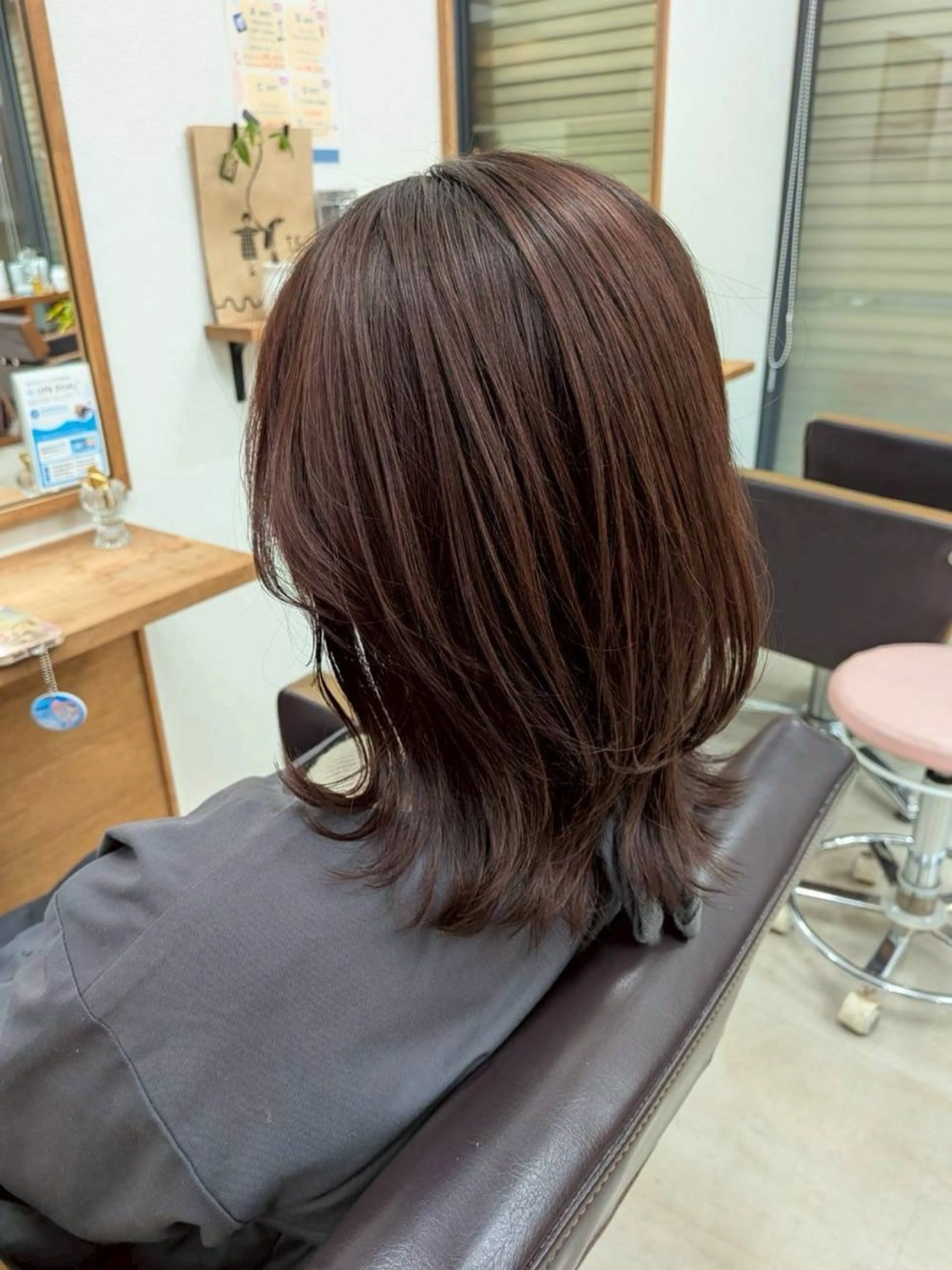 ミディアム 武蔵新城/洞澤 ほのかのヘアスタイル